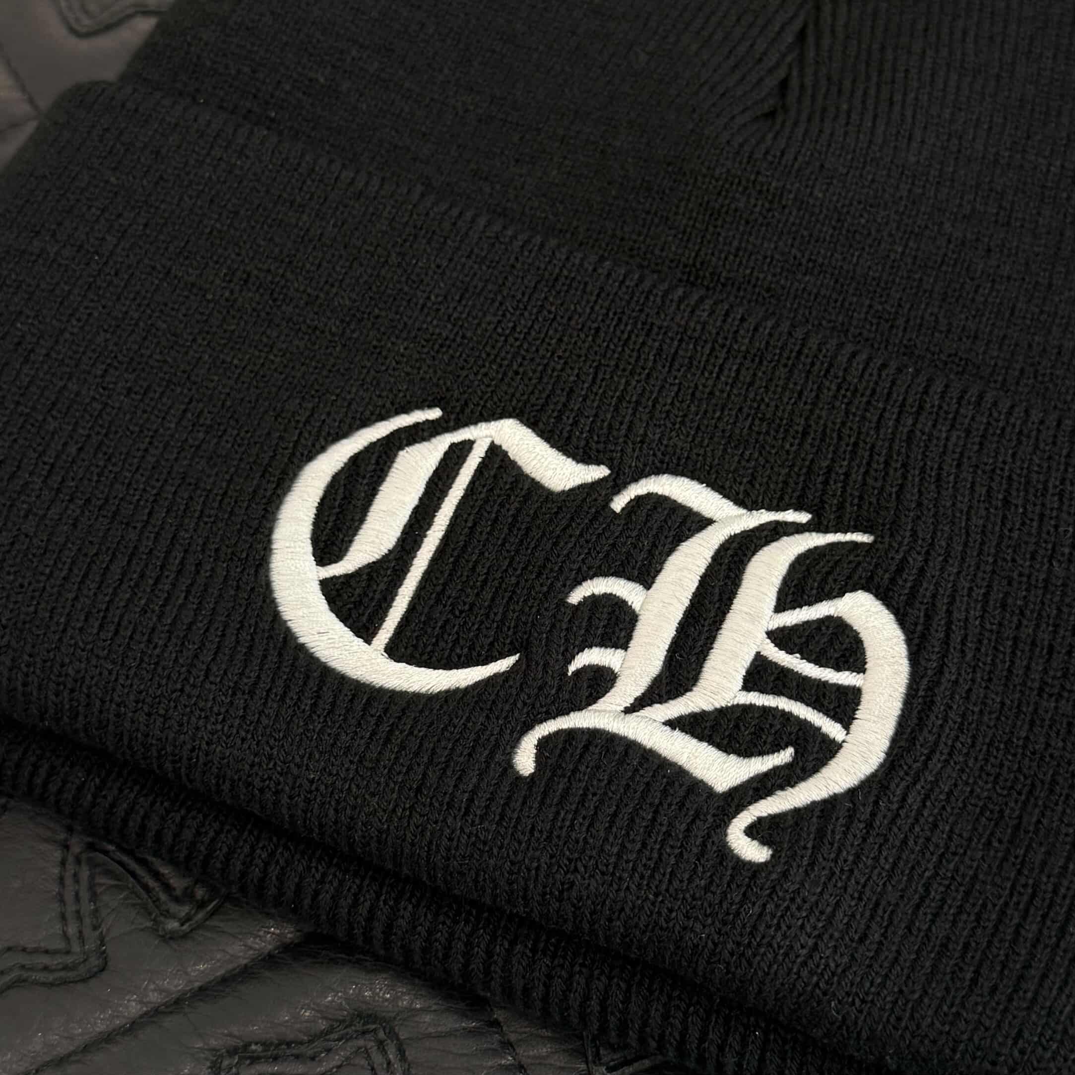 CHROME HEARTS CH Logo Embroidery Beanie Size ONE SIZE (22cm) クロムハーツ CHロゴ刺繍ビーニーサイズONE SIZE (22cm)