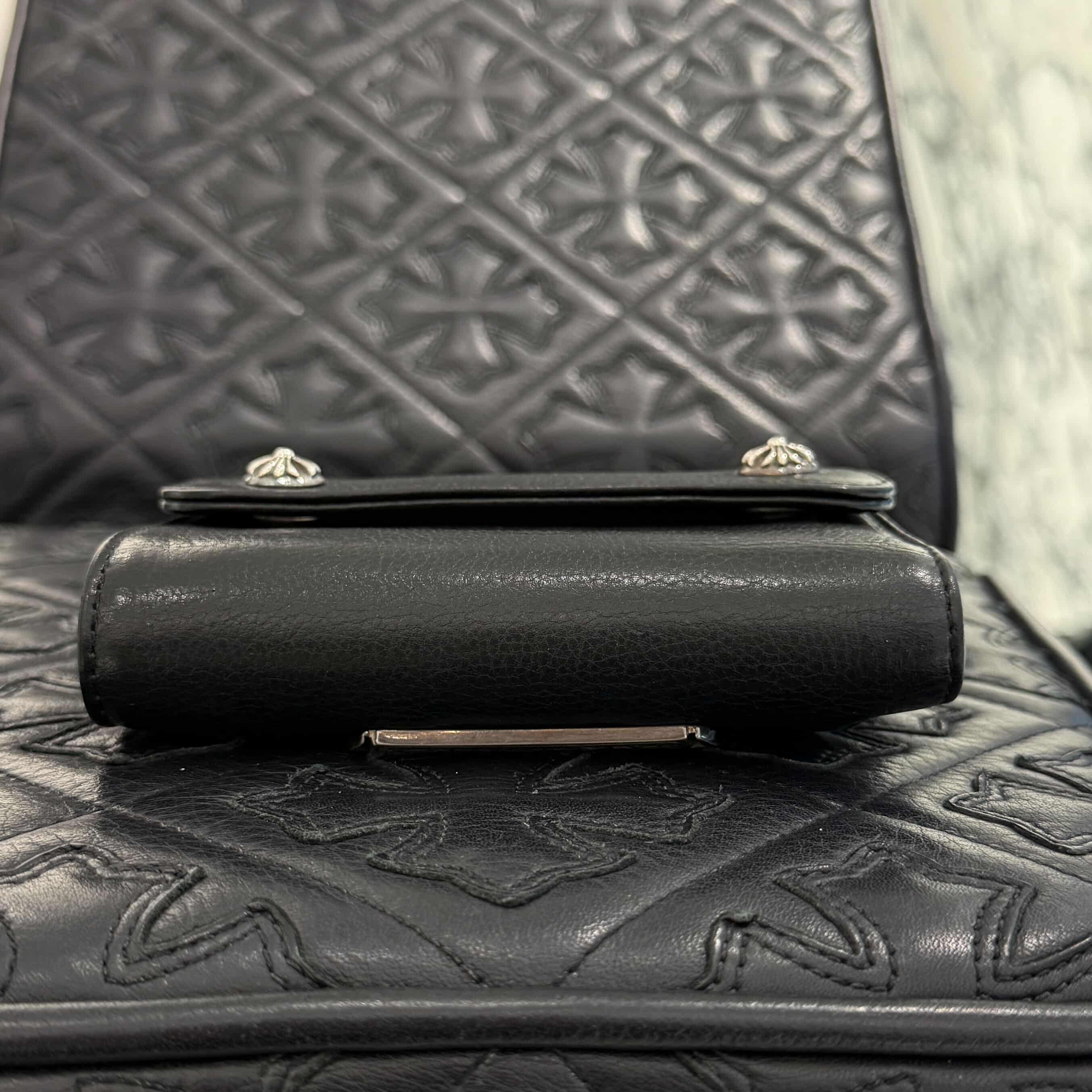 CHROME HEARTS Wave Mini Cross Ball Wallet クロムハーツ ウェーブ ミニ クロスボール ウォレット