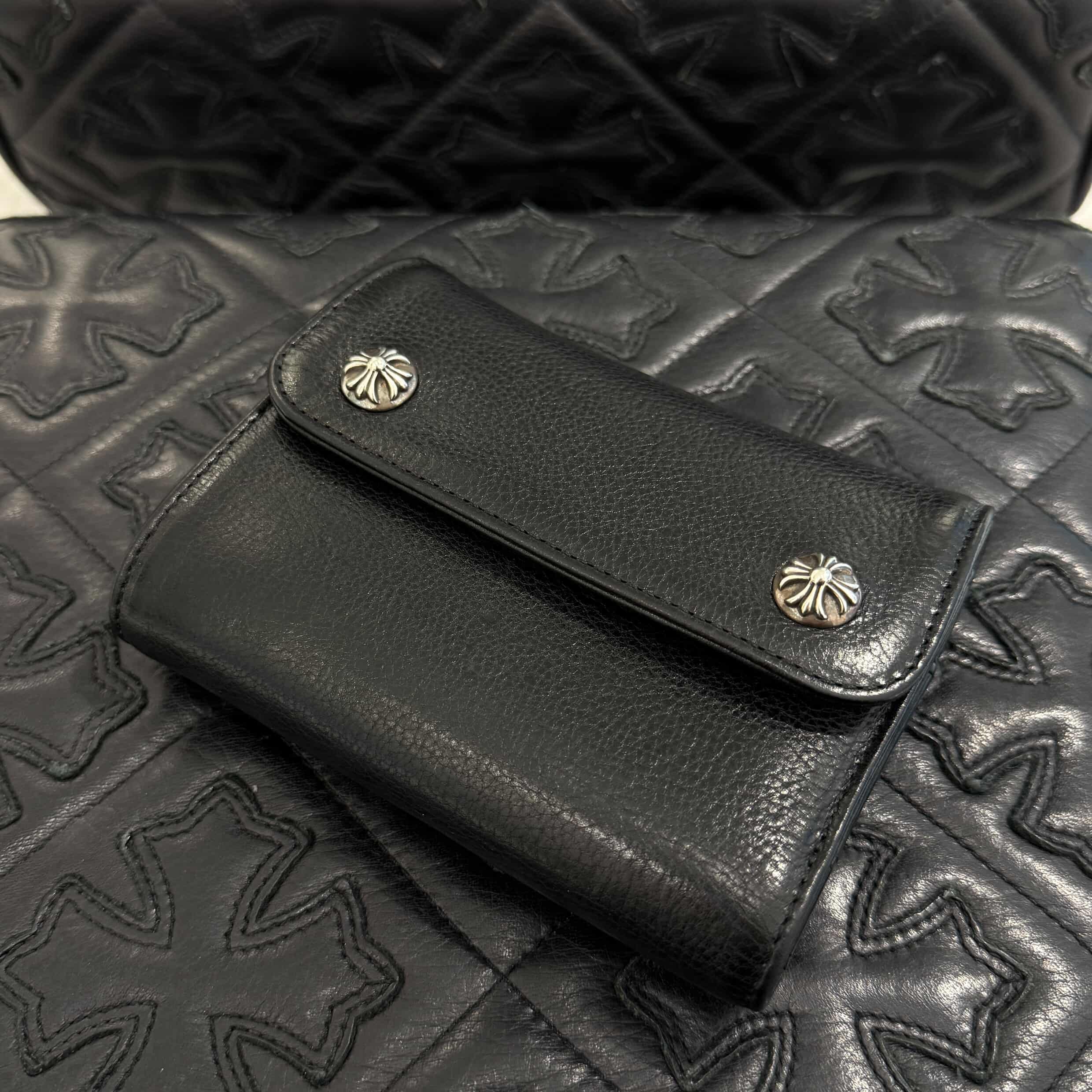CHROME HEARTS Wave Mini Cross Ball Wallet クロムハーツ ウェーブ ミニ クロスボール ウォレット