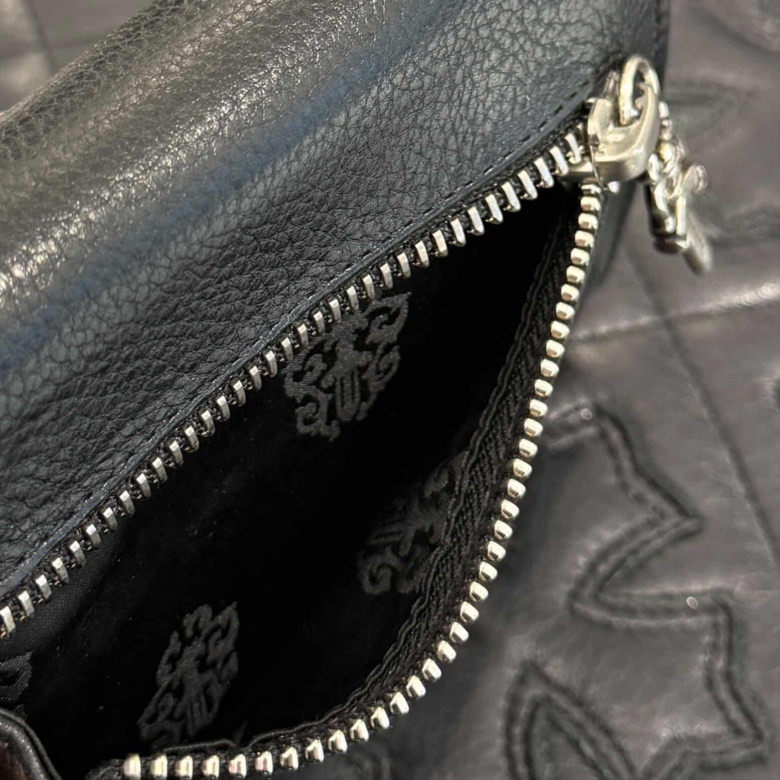 CHROME HEARTS Wave Mini Cross Ball Wallet クロムハーツ ウェーブ ミニ クロスボール ウォレット
