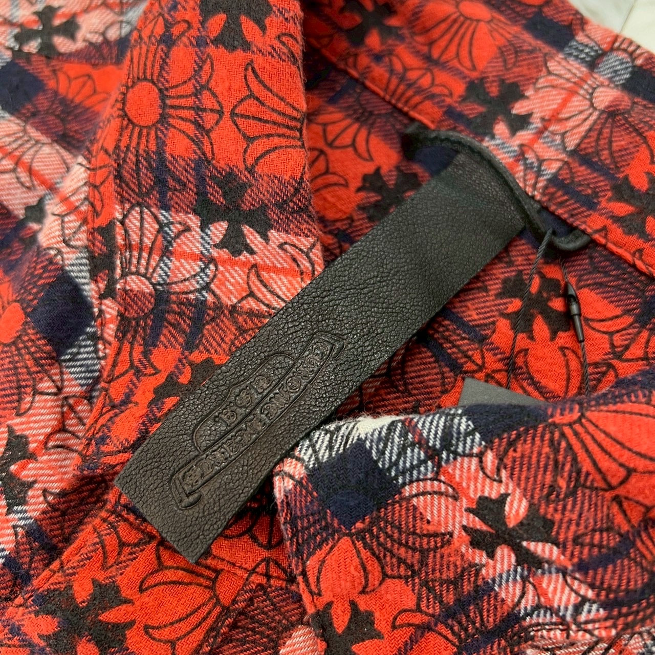 クロムハーツ　チェックシャツ　XL CHROME HEARTS クロムハーツ チェックシャツ 緑 | chromehearts