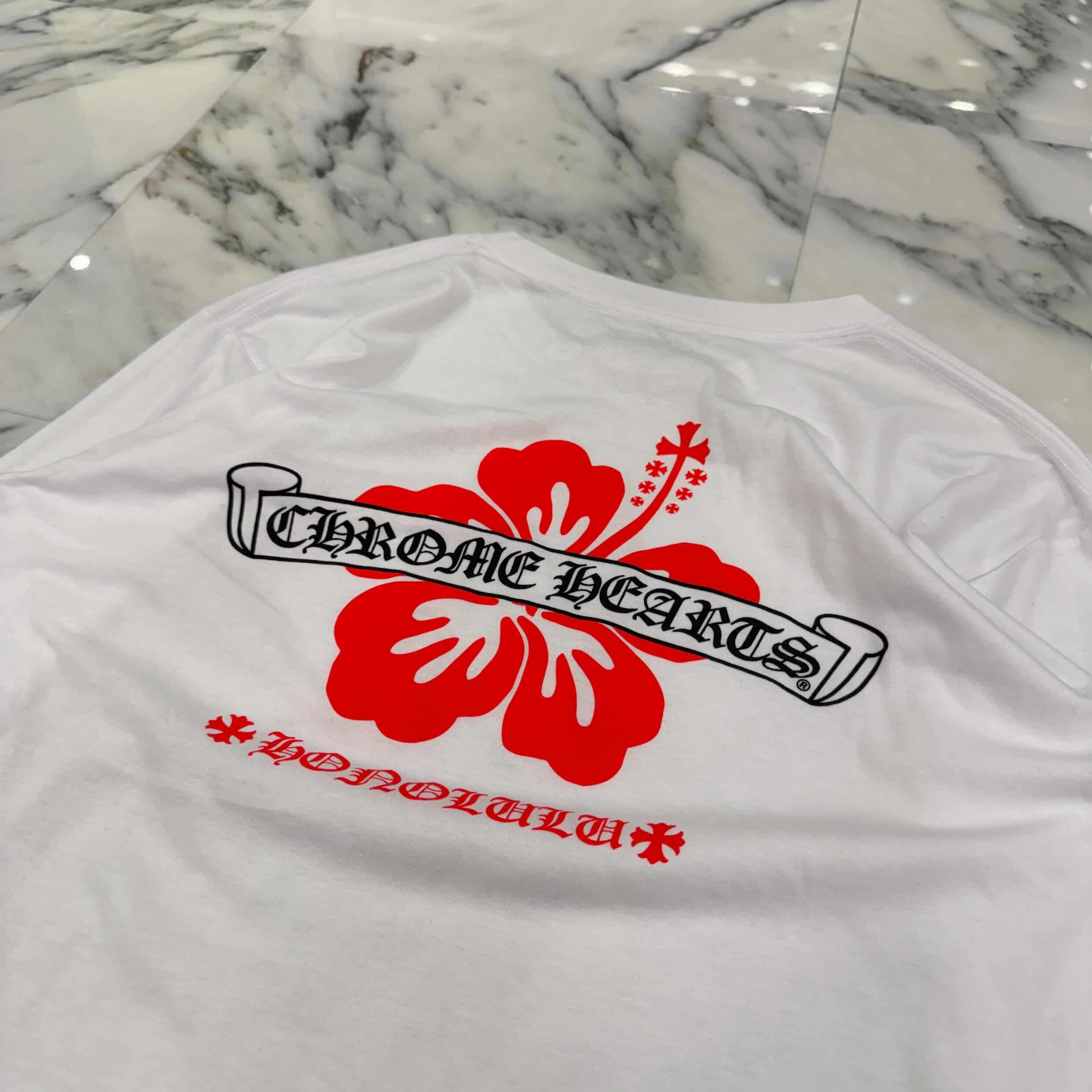 CHROME HEARTS Honolulu Limited Back Scroll Logo Long Sleeve Tee Size L クロムハーツ ホノルル限定 バックスクロールロゴ ロングスリーブTシャツ サイズL