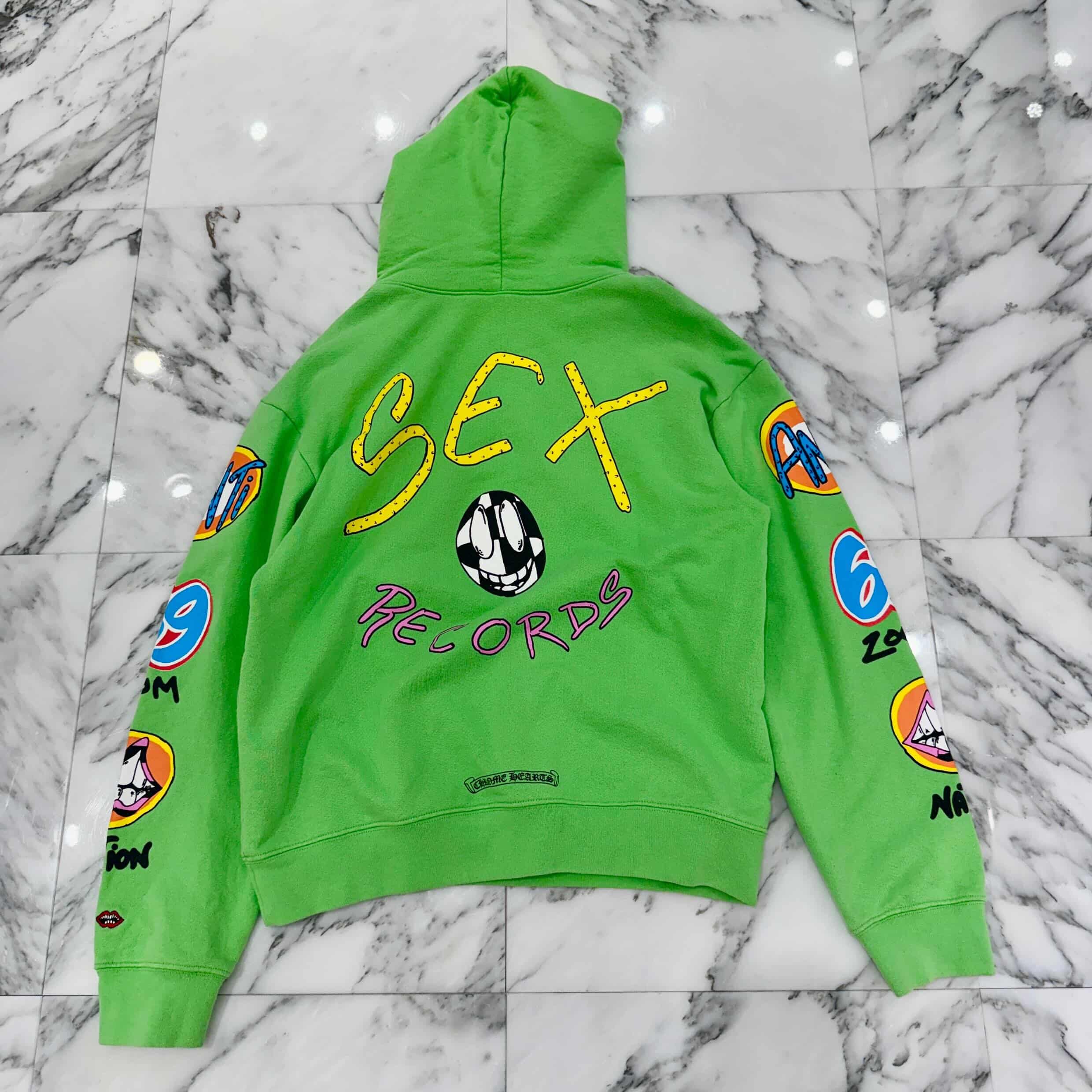 CHROME HEARTS × MATTY BOY 2021AW PPO SEXRCD Pullover Hoodie Size L