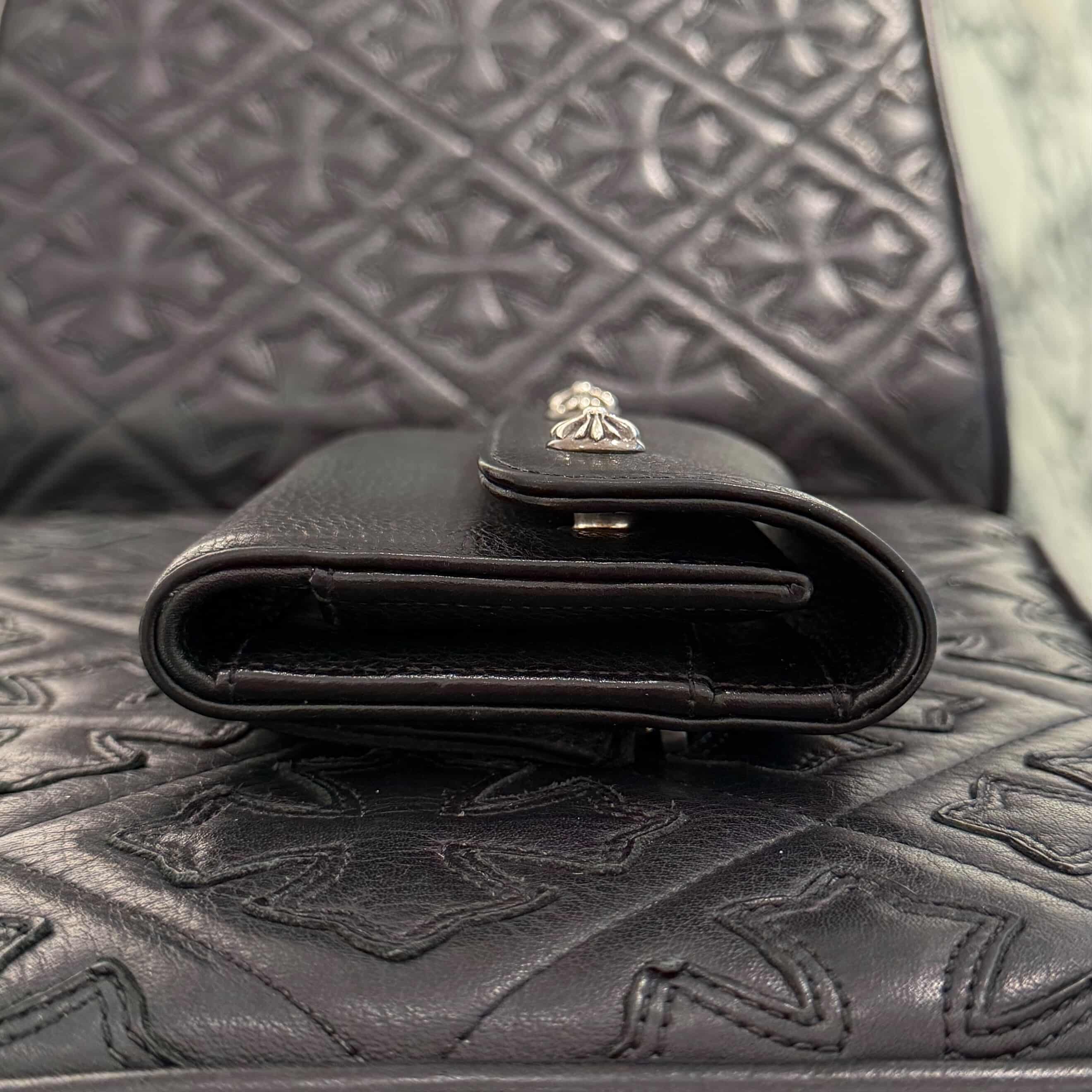 CHROME HEARTS Wave Mini Cross Ball Wallet クロムハーツ ウェーブ ミニ クロスボール ウォレット