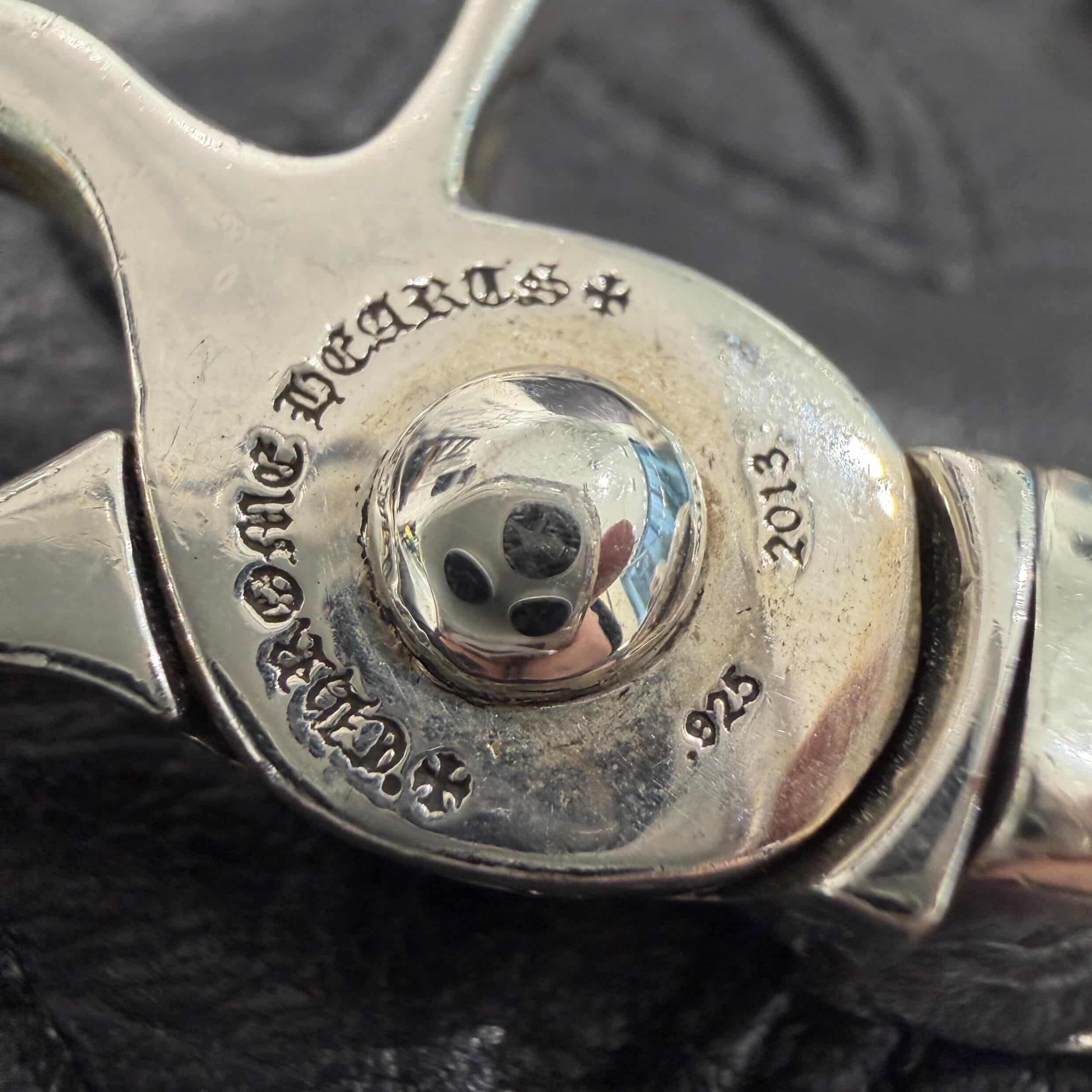 CHROME HEARTS Double Dice Key Chain クロムハーツ ダブルダイス キーチェーン