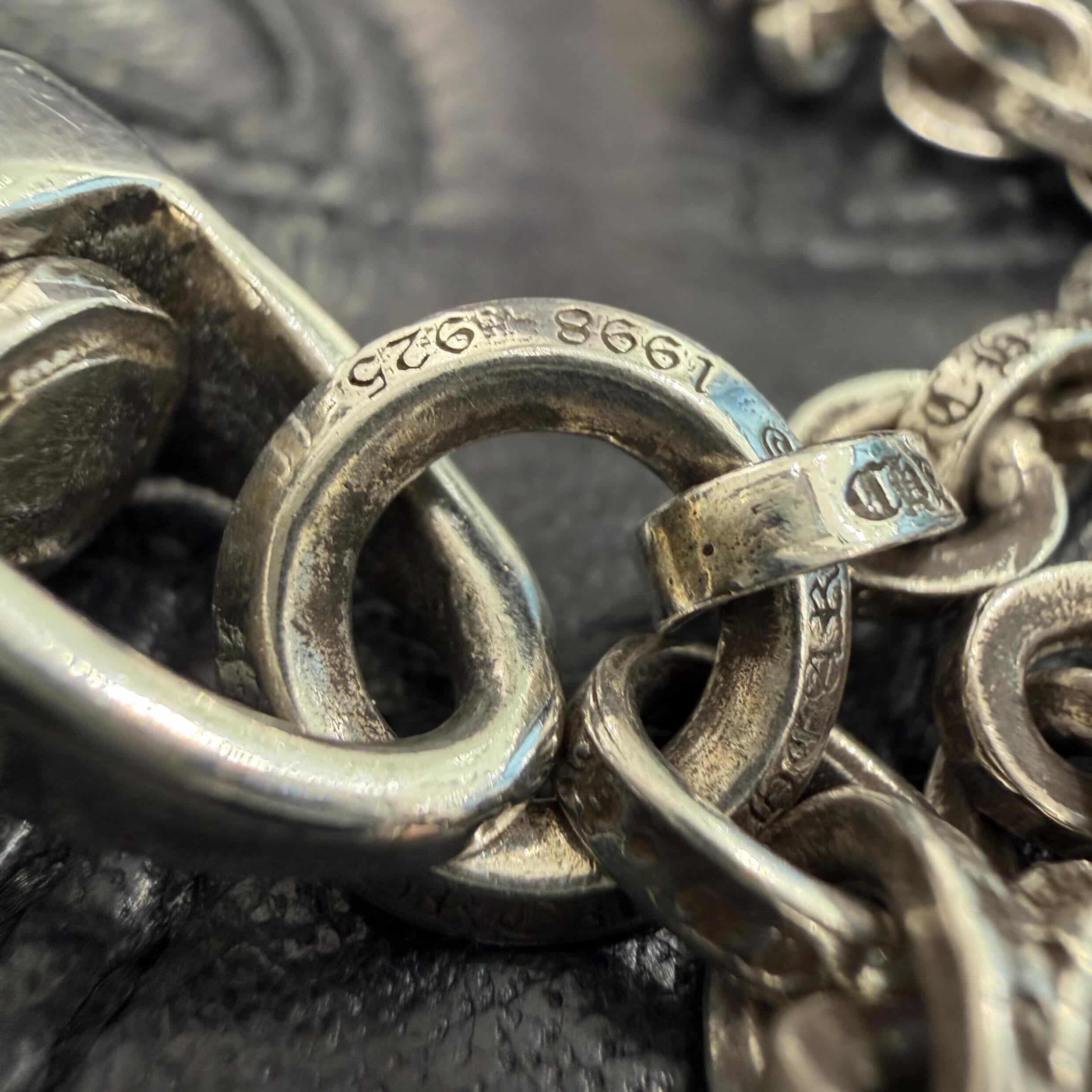 CHROME HEARTS Double Dice Key Chain クロムハーツ ダブルダイス キーチェーン