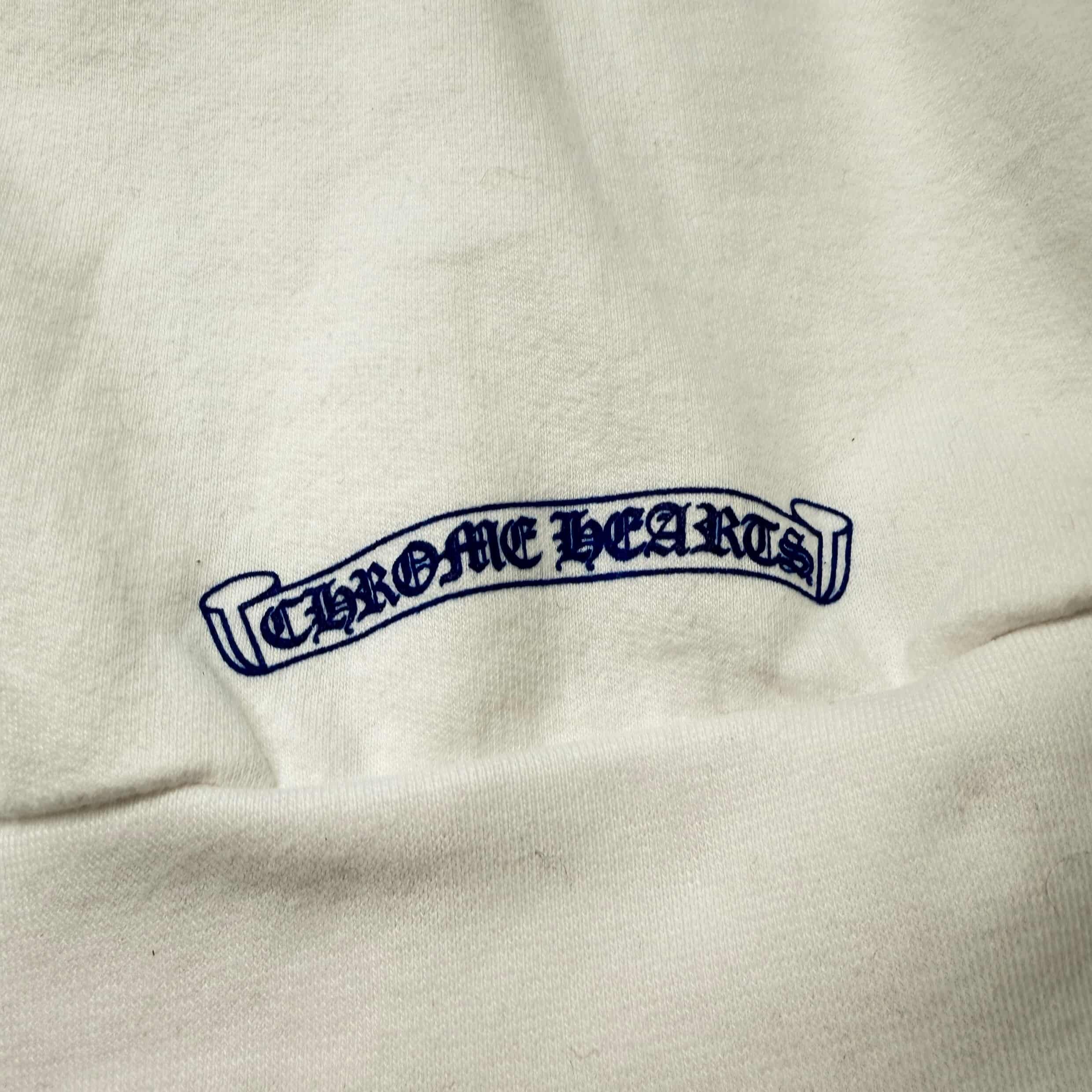 CHROME HEARTS Vertical Logo Zip Up Hoodie Size L クロムハーツ ヴァーティカルロゴ ジップアップフーディー サイズL