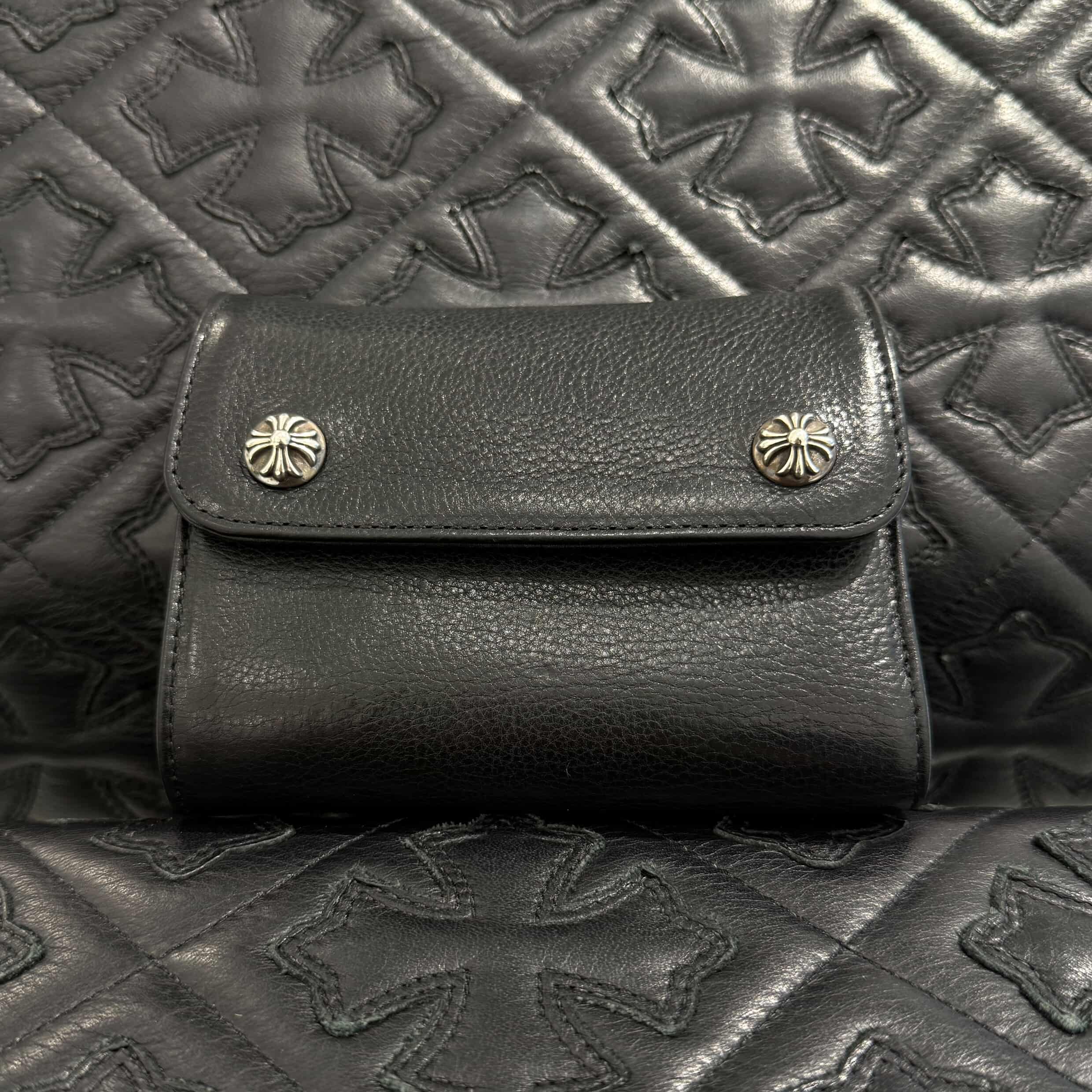 CHROME HEARTS Wave Mini Cross Ball Wallet クロムハーツ ウェーブ ミニ クロスボール ウォレット
