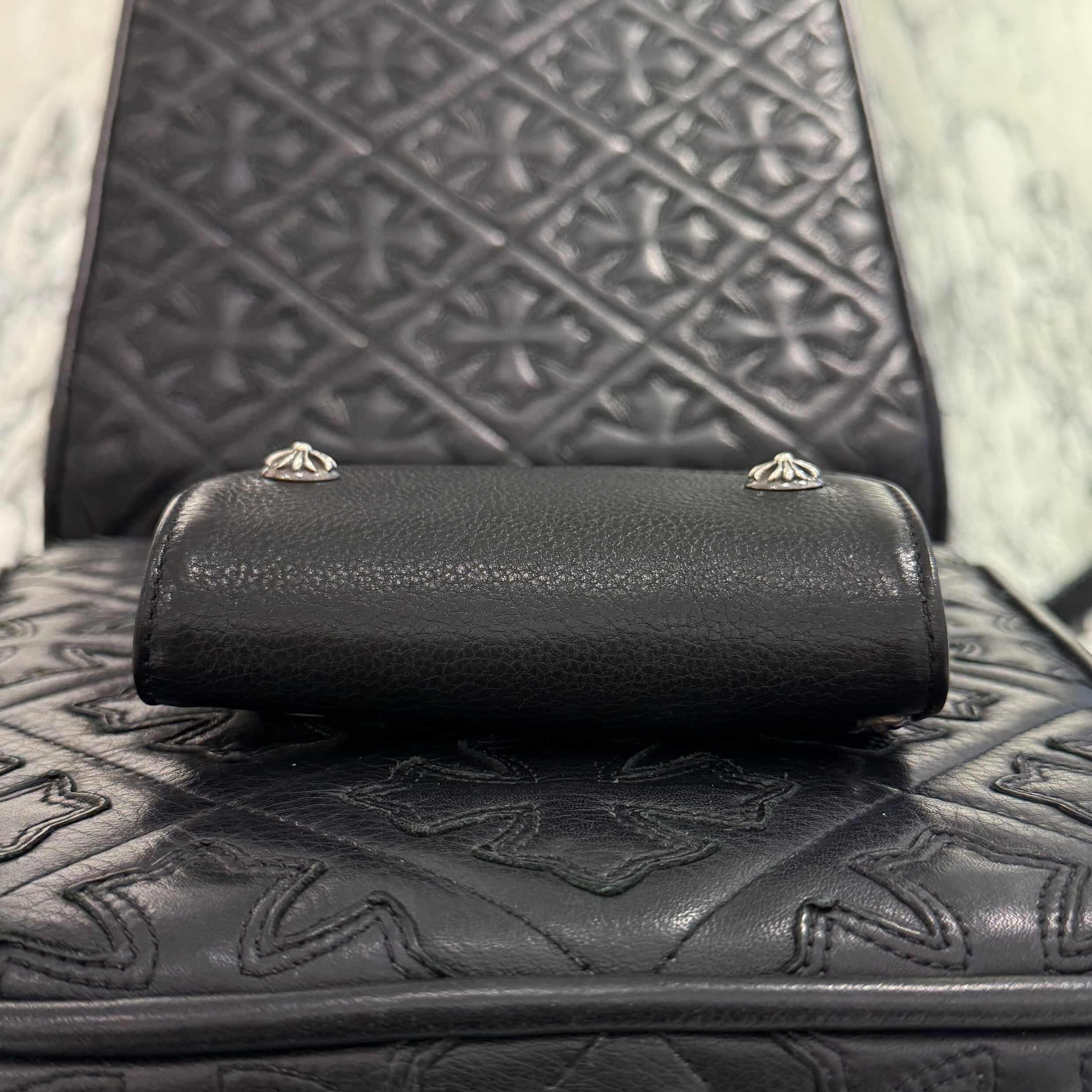 CHROME HEARTS Wave Mini Cross Ball Wallet クロムハーツ ウェーブ ミニ クロスボール ウォレット