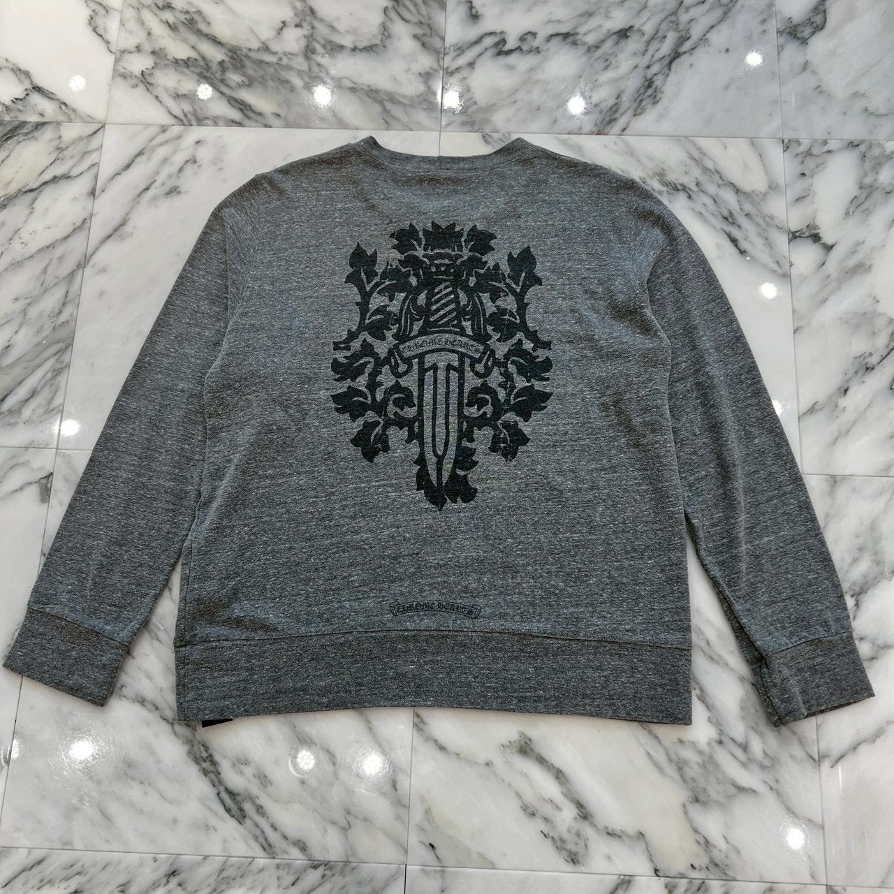 CHROME HEARTS Vine Dagger Print Sweatshirt Size S クロムハーツ ヴァインダガー プリント スウェットシャツ サイズS