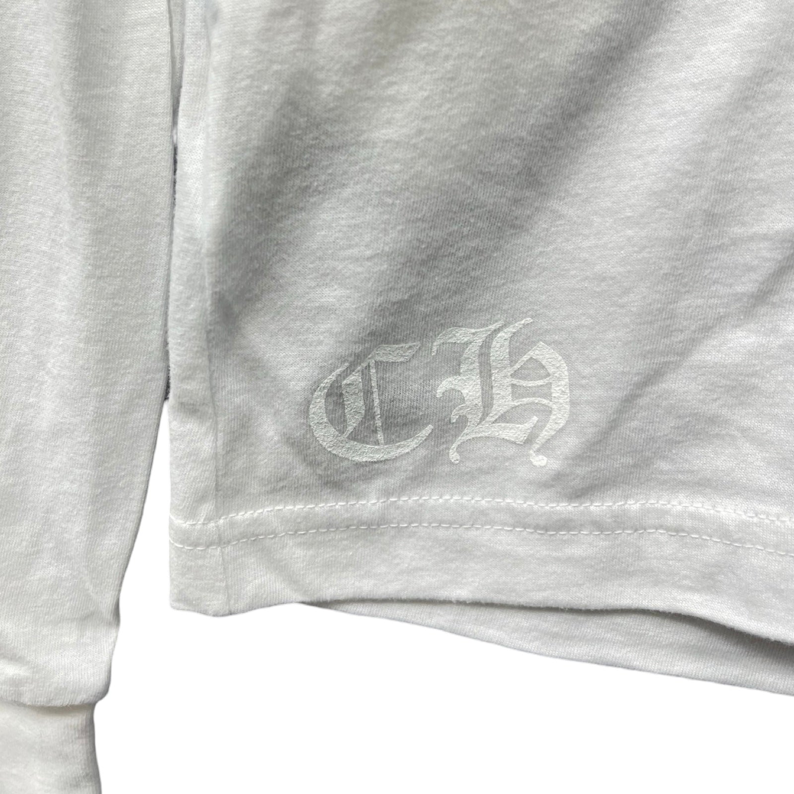 CHROME HEARTS King Taco 3 Cemetery Cross Long Sleeve Tee Size L