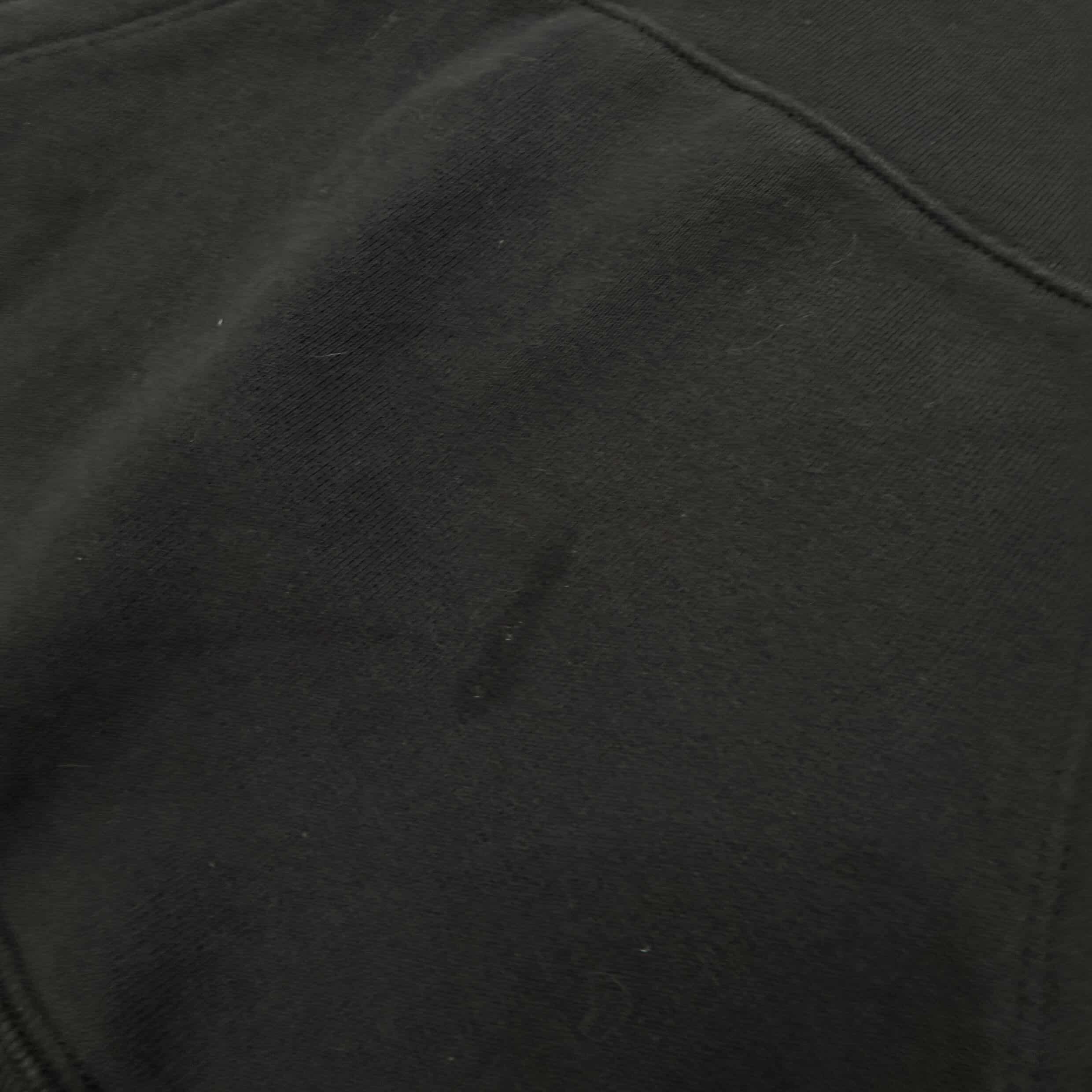 CHROME HEARTS Y NOT Cemetery Cross Leather Patch Half Zip Sweatshirt Size L クロムハーツ ワイノット セメタリークロス レザーパッチ ハーフジップ スウェットシャツ サイズL