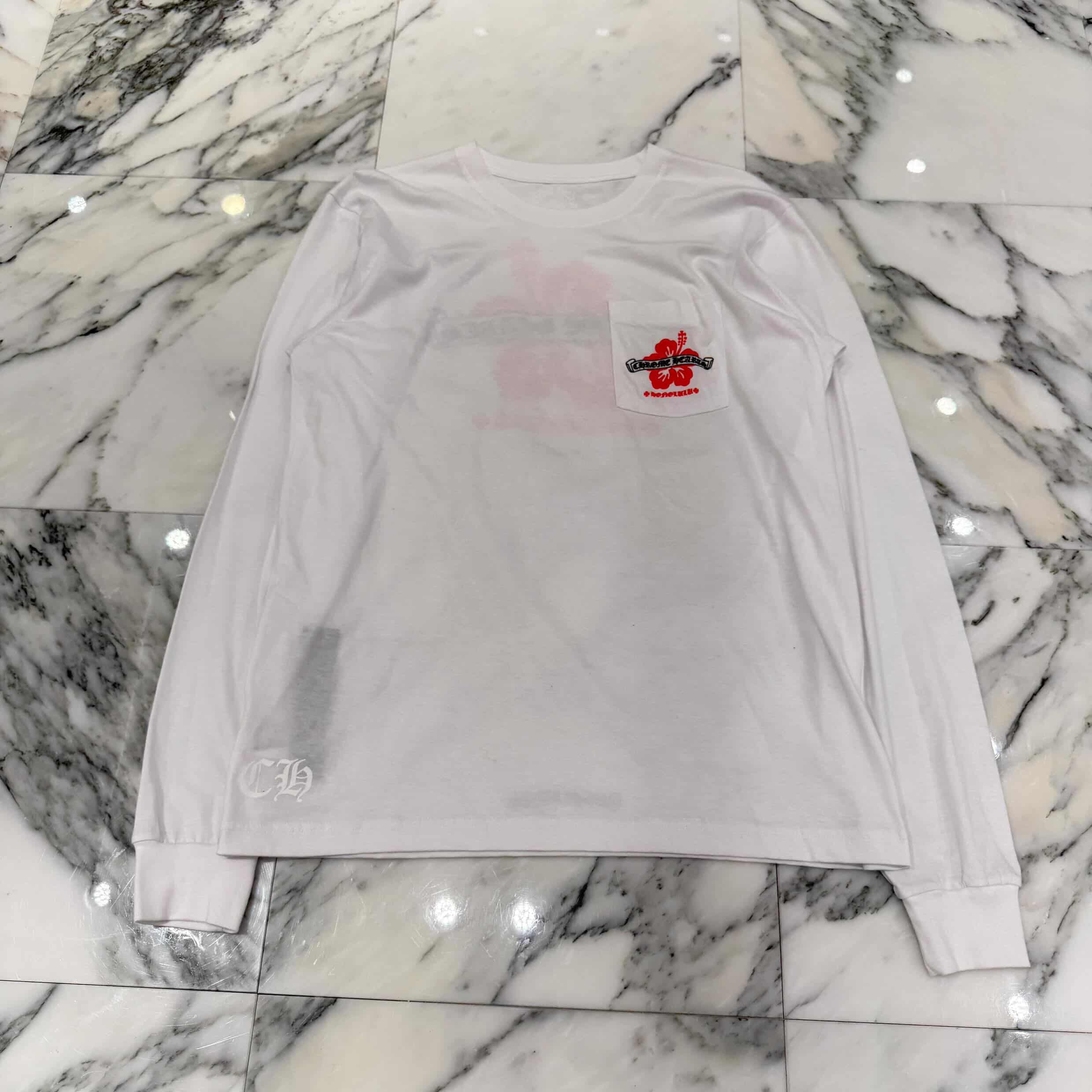 CHROME HEARTS Honolulu Limited Back Scroll Logo Long Sleeve Tee Size L クロムハーツ ホノルル限定 バックスクロールロゴ ロングスリーブTシャツ サイズL