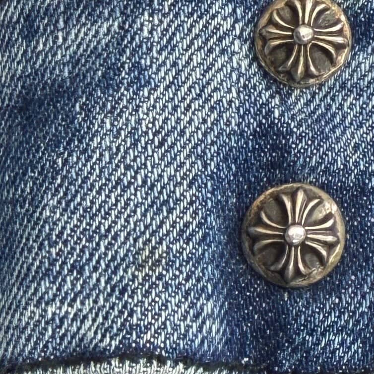 CHROME HEARTS Y NOT WORK DOG Denim Jacket Size S クロムハーツ ワイノット ワークドッグ デニムジャケット サイズS