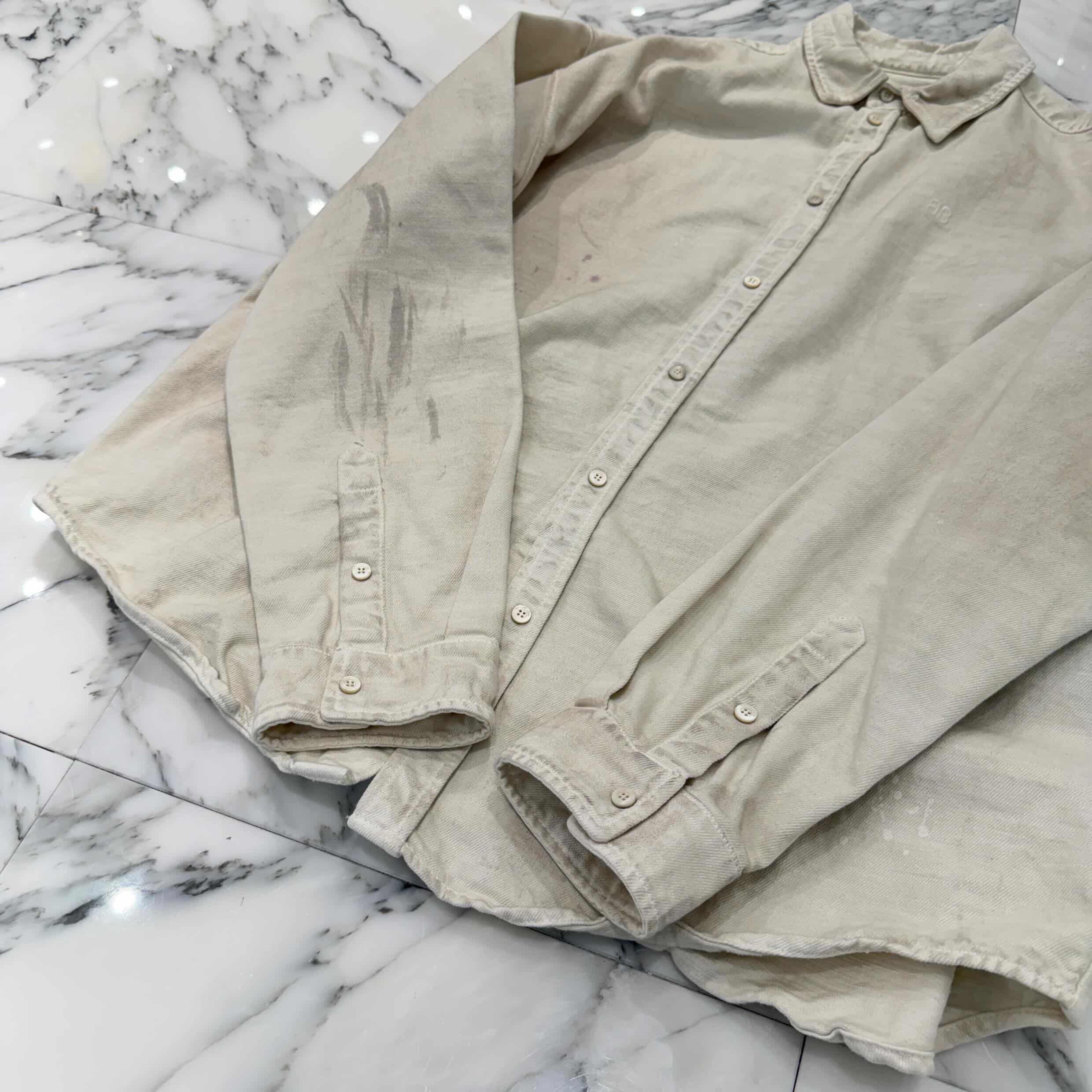 BALENCIAGA 2022SS Vintage Paint Processing Over Size Jacket Size S バレンシアガ ヴィンテージペイント加工 オーバーサイズ ジャケット サイズS