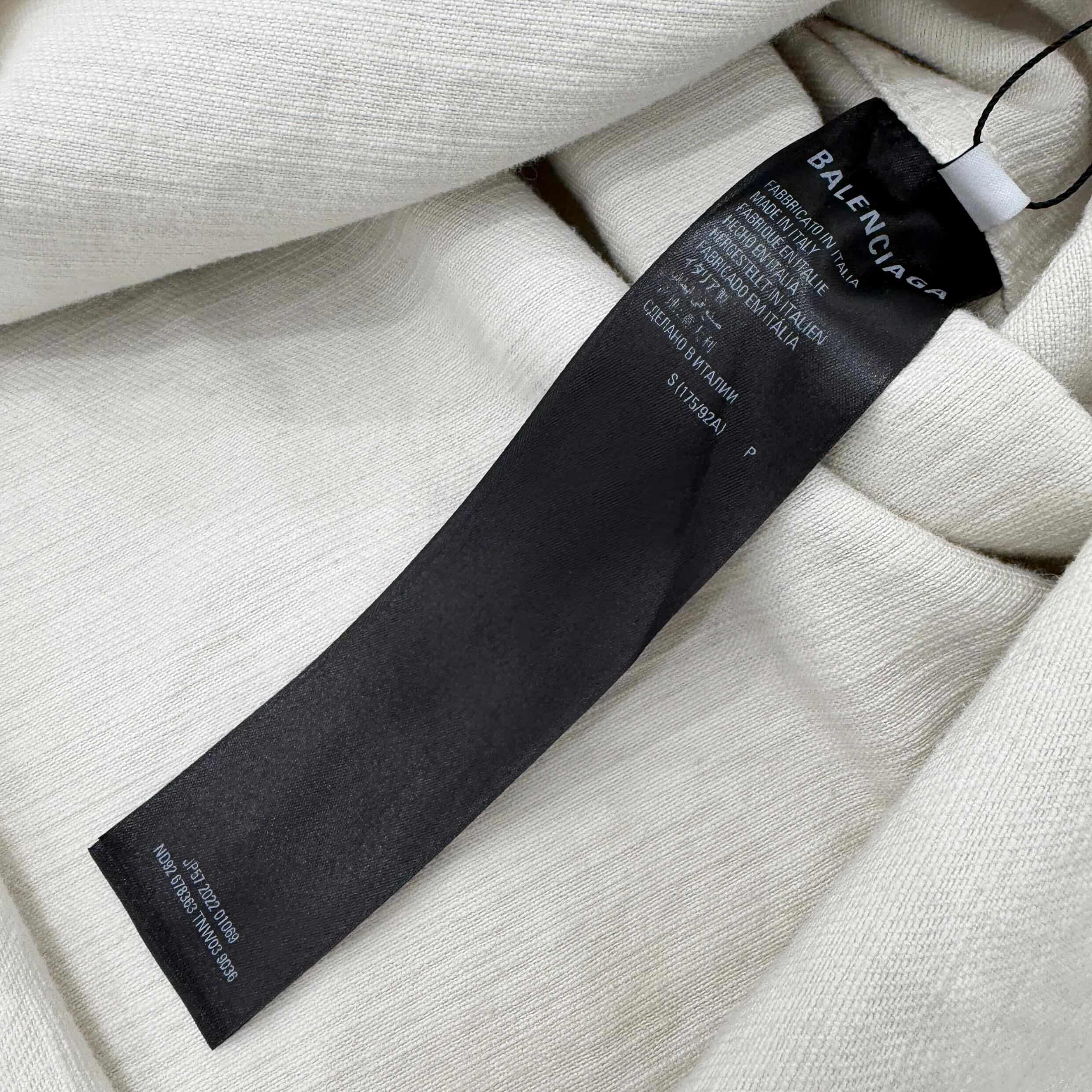 BALENCIAGA 2022SS Vintage Paint Processing Over Size Jacket Size S バレンシアガ ヴィンテージペイント加工 オーバーサイズ ジャケット サイズS