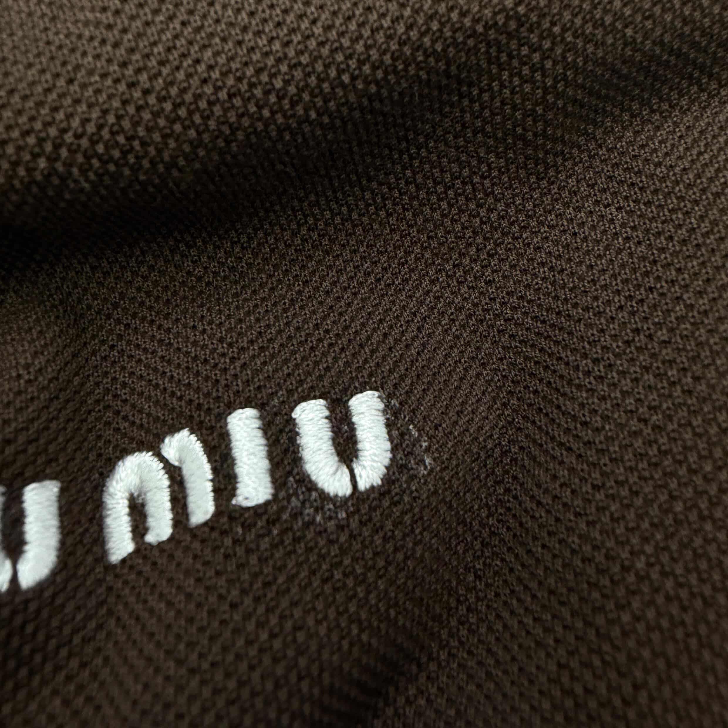 MIU MIU 2024SS Cotton Piqué Polo Shirt MJL019_14RW_F0324_S_OOO Size M ミュウミュウ コットンピケ ポロシャツ サイズM
