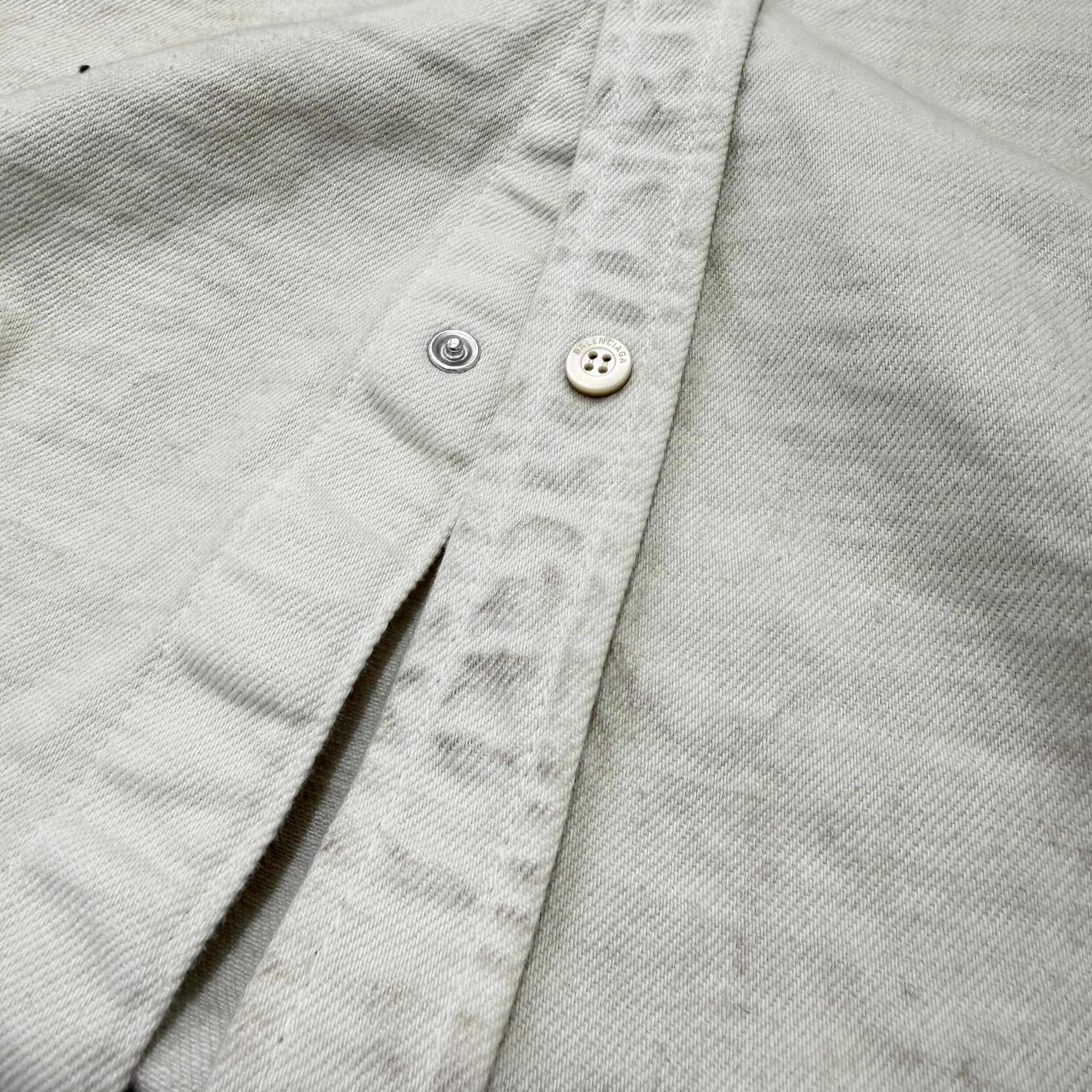 BALENCIAGA 2022SS Vintage Paint Processing Over Size Jacket Size S バレンシアガ ヴィンテージペイント加工 オーバーサイズ ジャケット サイズS