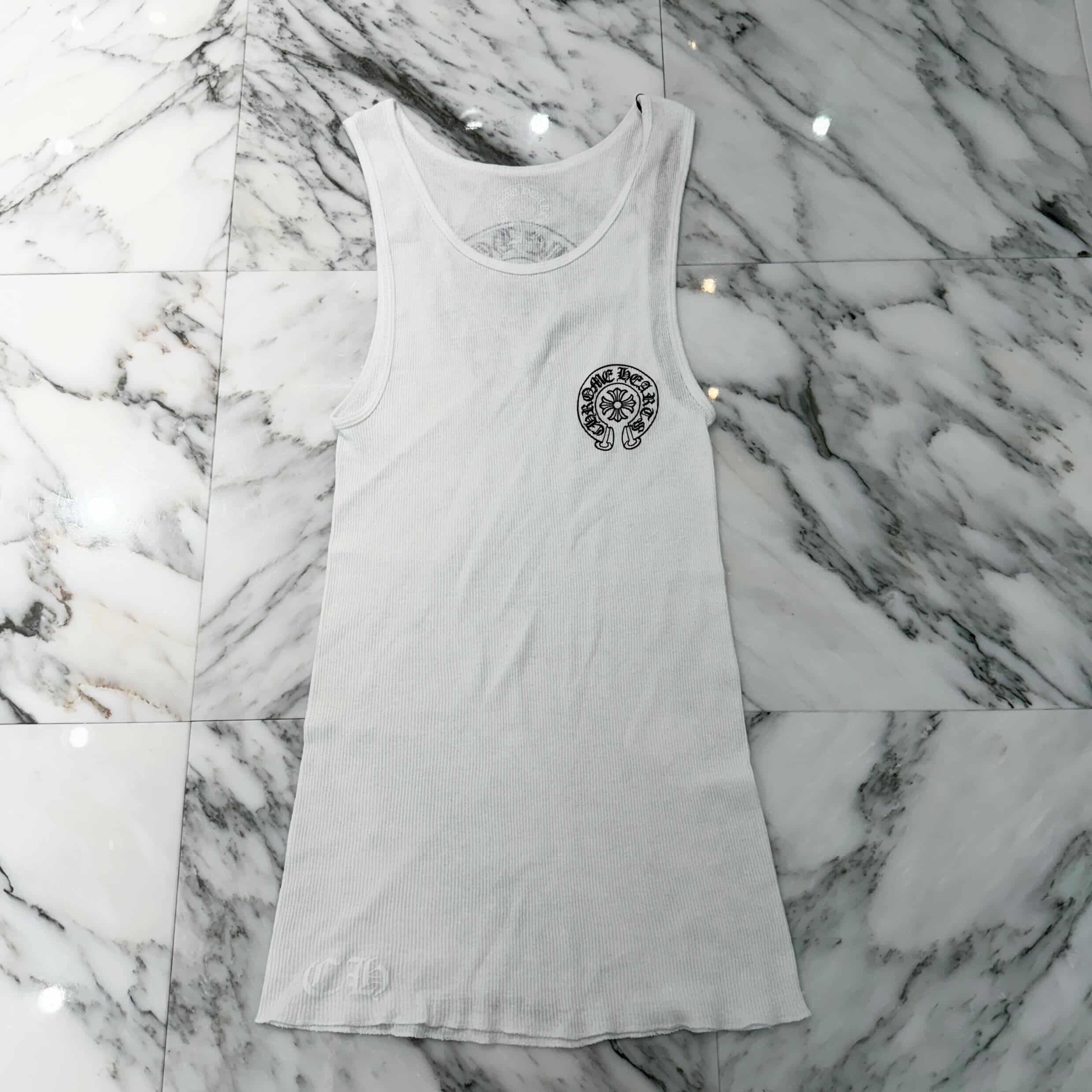 CHROME HEARTS Back Horseshoe Print Tank Top Size L クロムハーツ バックホースシュープリント タンクトップ サイズL