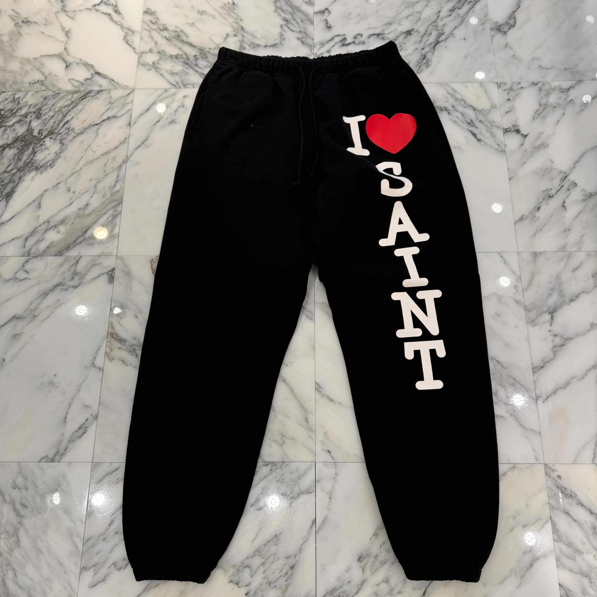 SAINT Mxxxxxx 2026SS "I LOVE SAINT" Sweat Long Pants SM-MK3-0000-062 Size L セントマイケル ”アイ・ラブ・セイント” スウェットロングパンツ サイズL