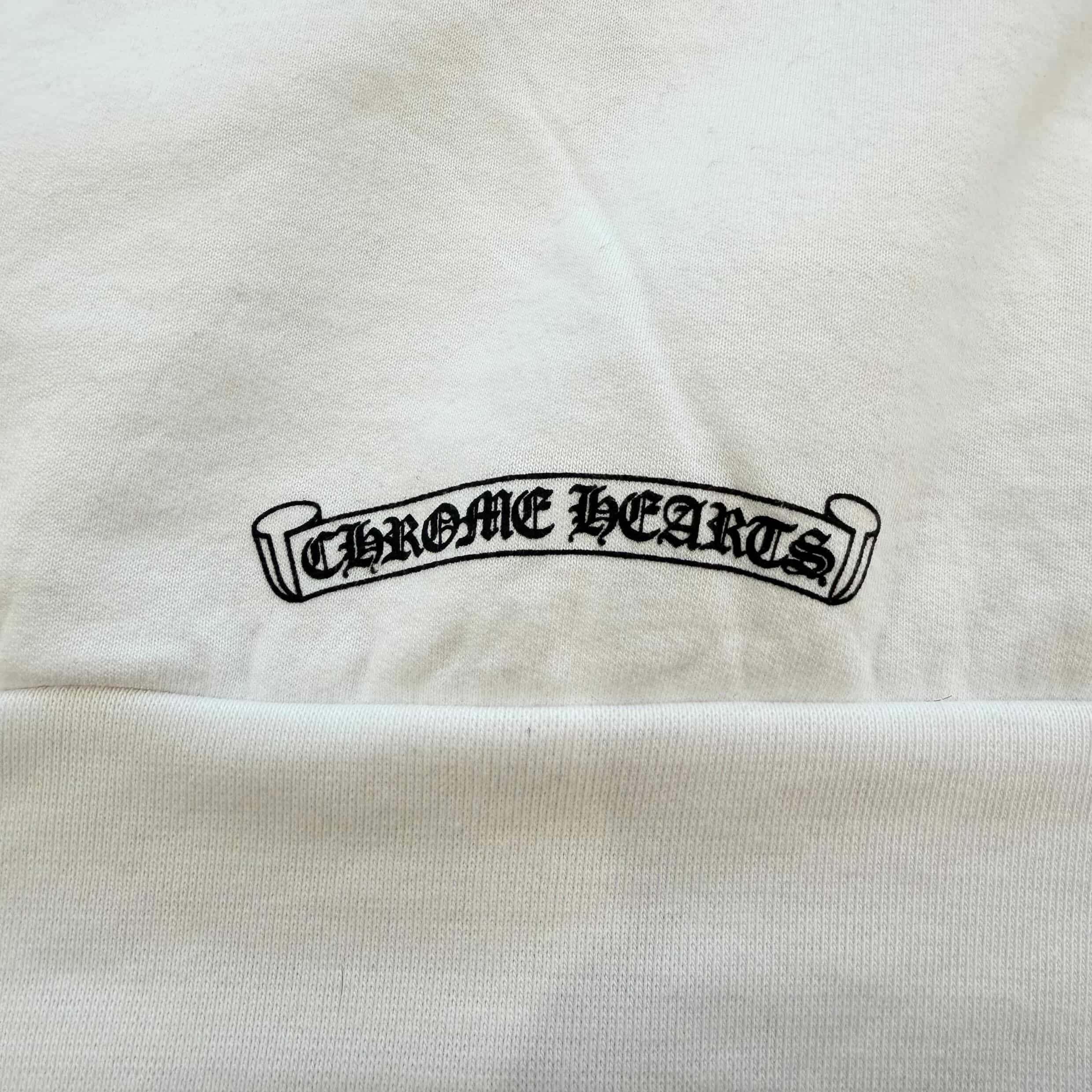 CHROME HEARTS Vertical Logo Zip Up Hoodie Size L クロムハーツ バーティカル ロゴ ジップアップフーディーサイズL