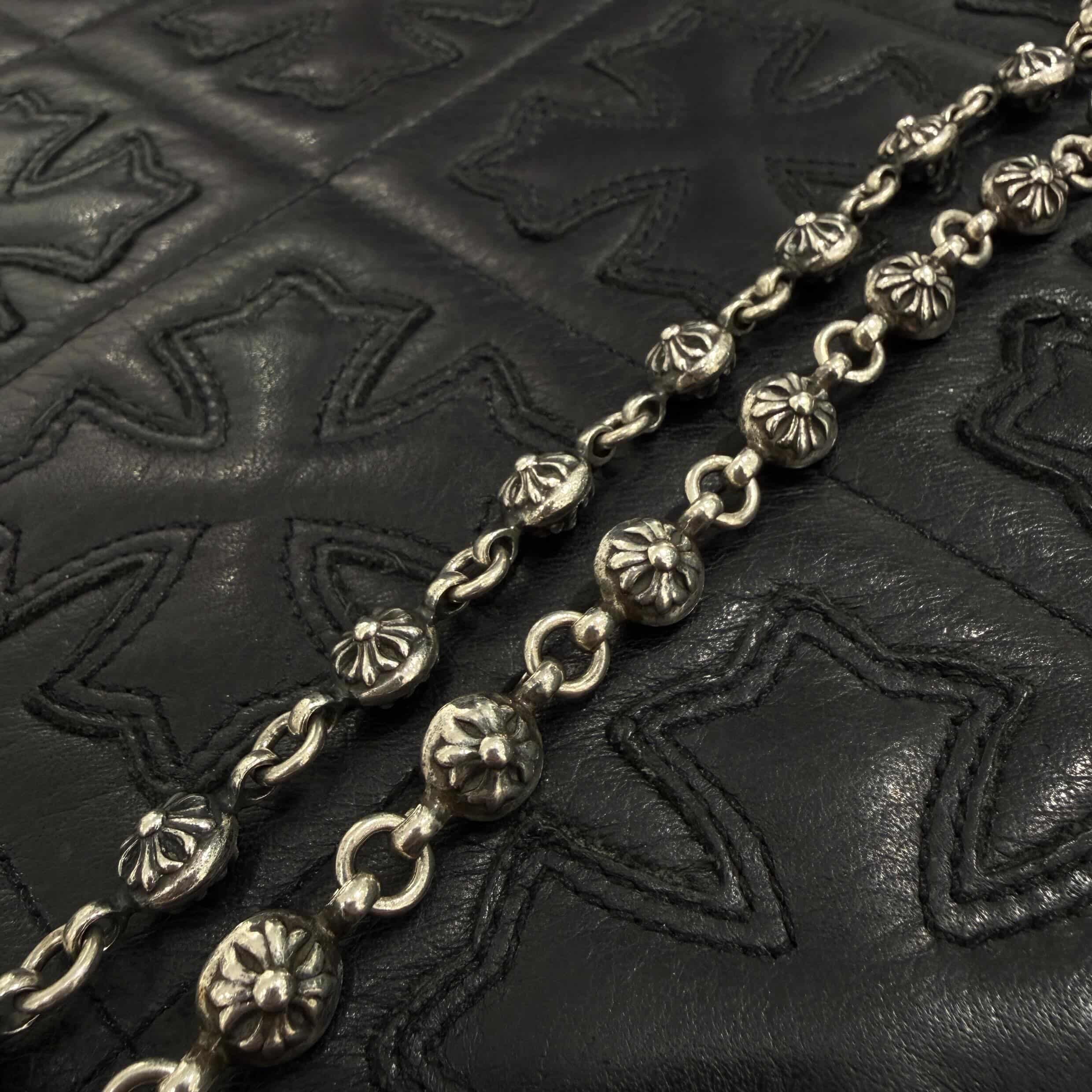 CHROME HEARTS 1 CLIP Cross Ball Wallet Chain クロムハーツ 1クリップ クロスボール ウォレットチェーン