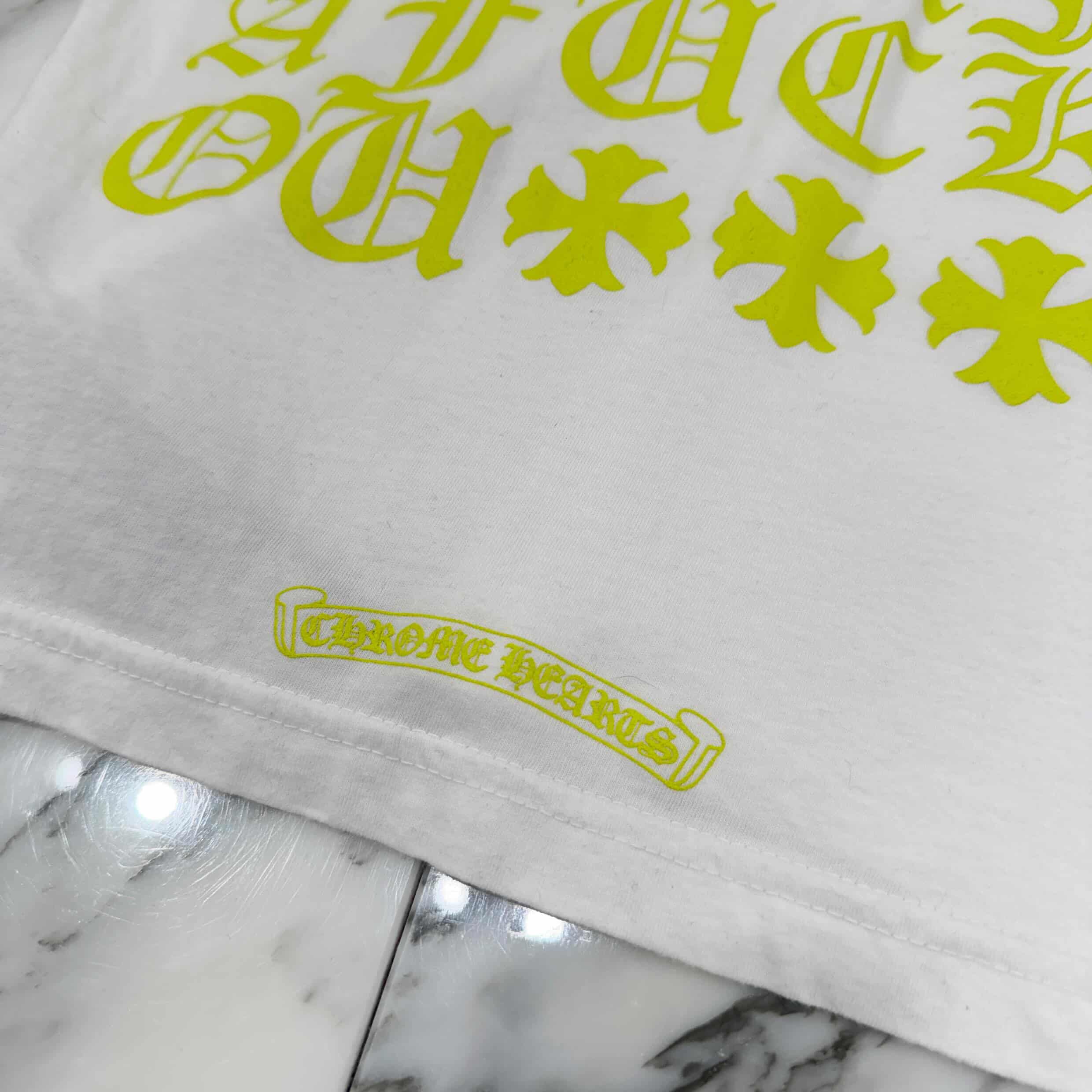 CHROME HEARTS Made In Hollywood Vertical Logo Tee Size S クロムハーツ メイドインハリウッド ヴァーティカルロゴ Tシャツ サイズS