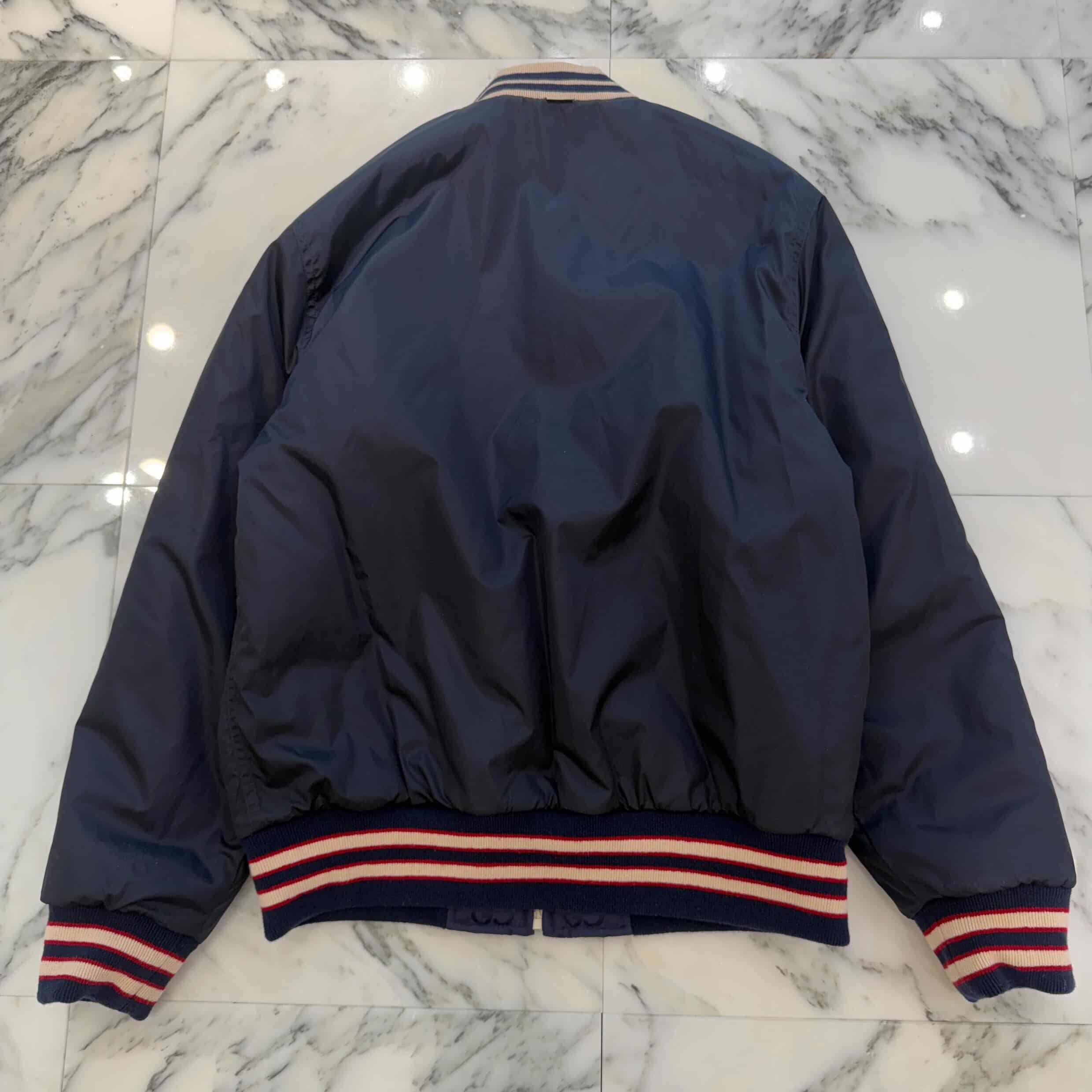 GUCCI 2024SS GG Nylon Reversible Zip Up Jacket 770283 ZAPA0 Size 44 グッチ GG ナイロン リバーシブル ジップアップ ジャケット サイズ44