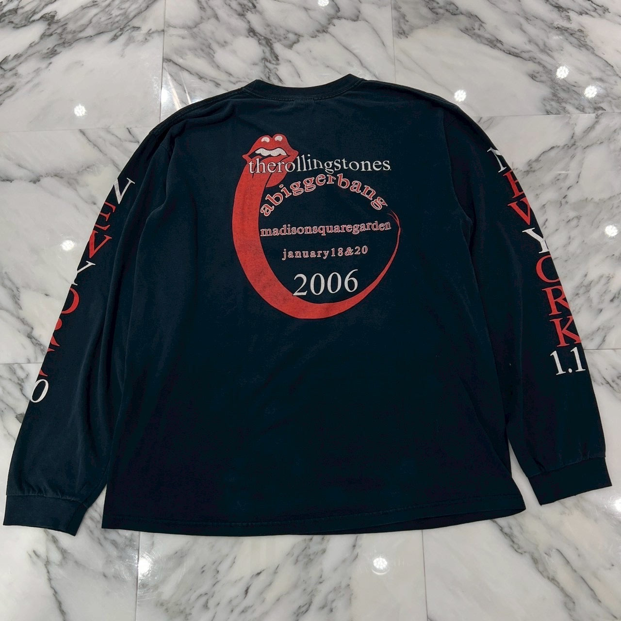 Vintage 00's The Rolling Stones "A Bigger Bang" 2006 LIP & TONGUE anvil L/S Tee Size L 00's ローリング・ストーンズ "ア・ビガー・バン" 2006 リップ＆タン アンビル社製 ロングスリーブTシャツ サイズL