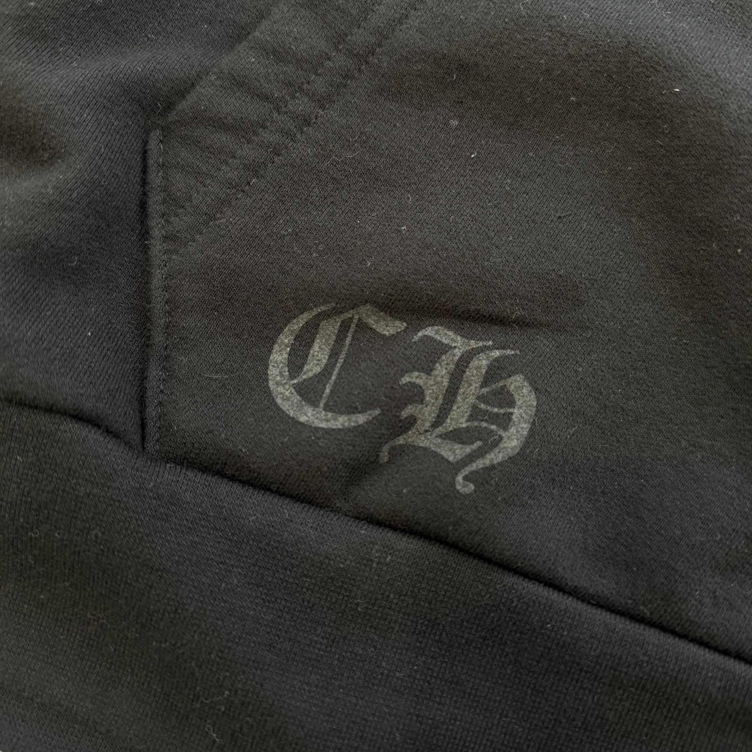 CHROME HEARTS Back Scroll Label Logo Zip Up Hoodie Size XL クロムハーツ バックスクロールラベルロゴジップアップフーディ サイズXL