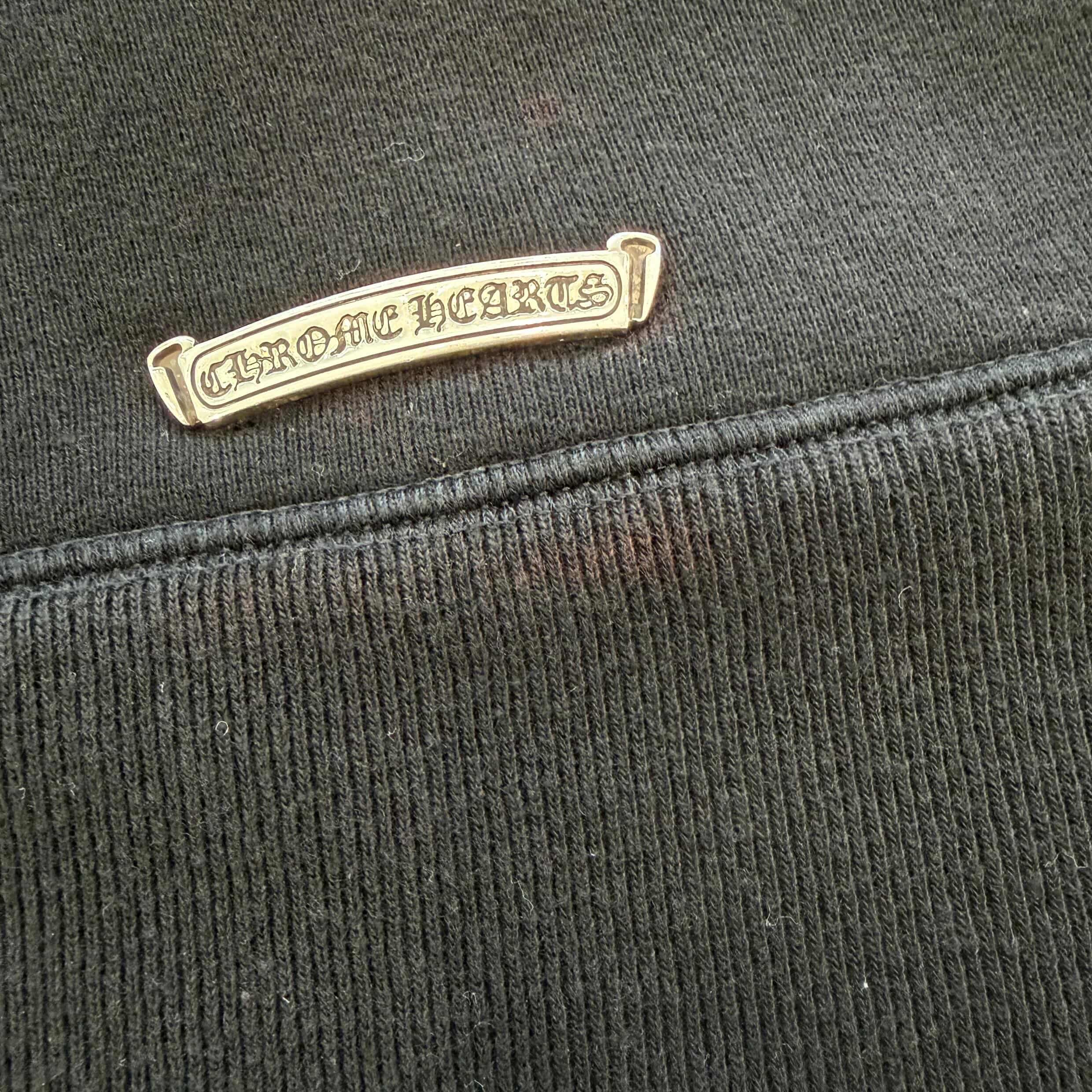 CHROME HEARTS 2025SS Y NOT Cemetery Cross Applique Embroidery Pullover Hoodie Size XL クロムハーツ ワイノット セメタリークロス アップリケ刺繡 プルオーバーフーディ サイズXL