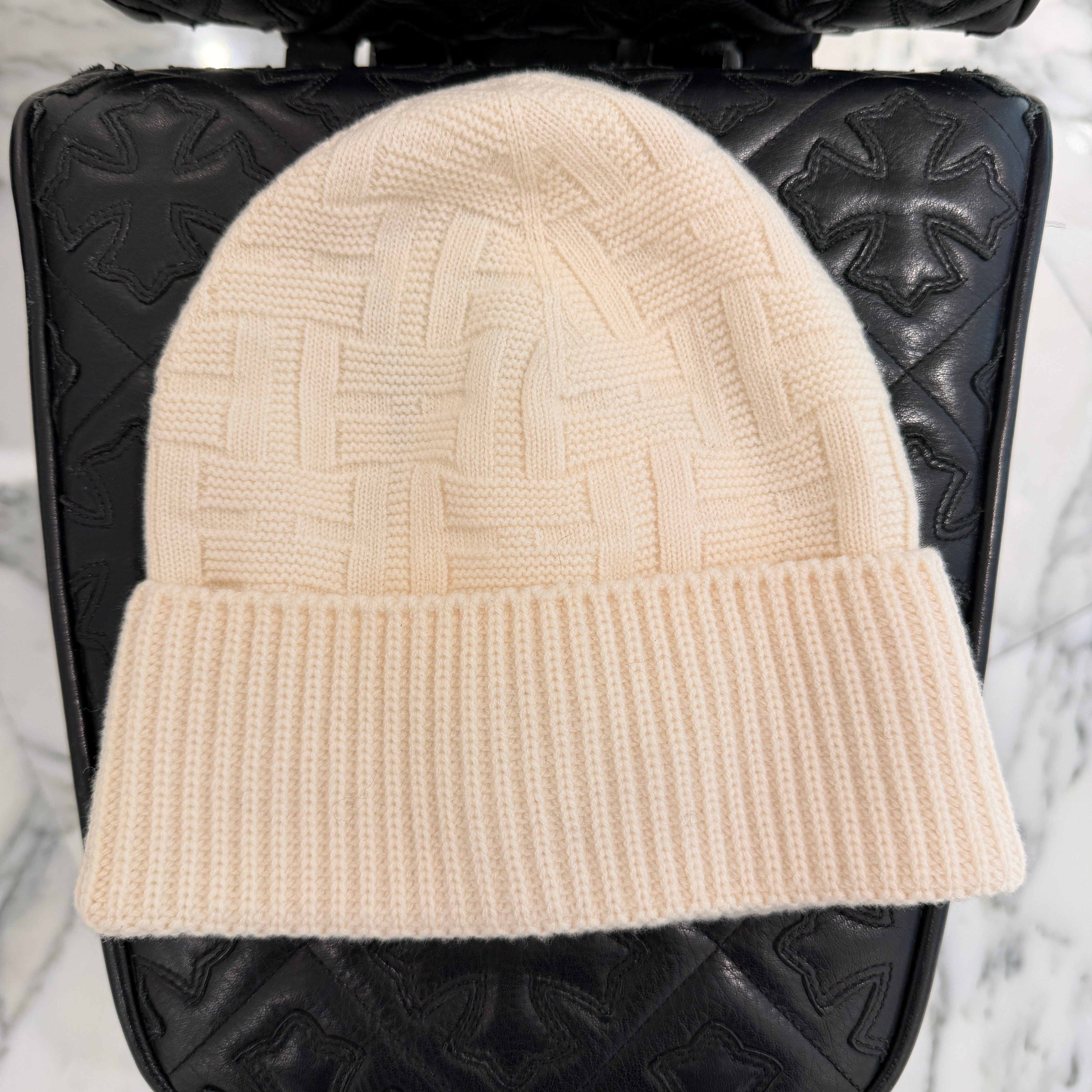 HERMES Frecance Serie Button Beanie Size L エルメス フレカンス セリエボタン ビーニー サイズL
