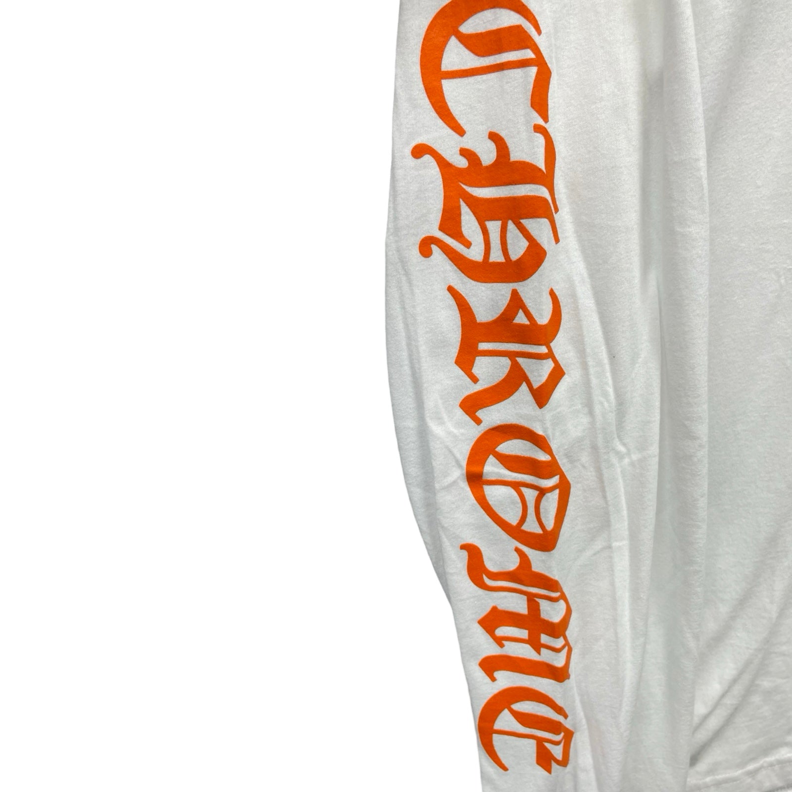 CHROME HEARTS King Taco 3 Cemetery Cross Long Sleeve Tee Size L