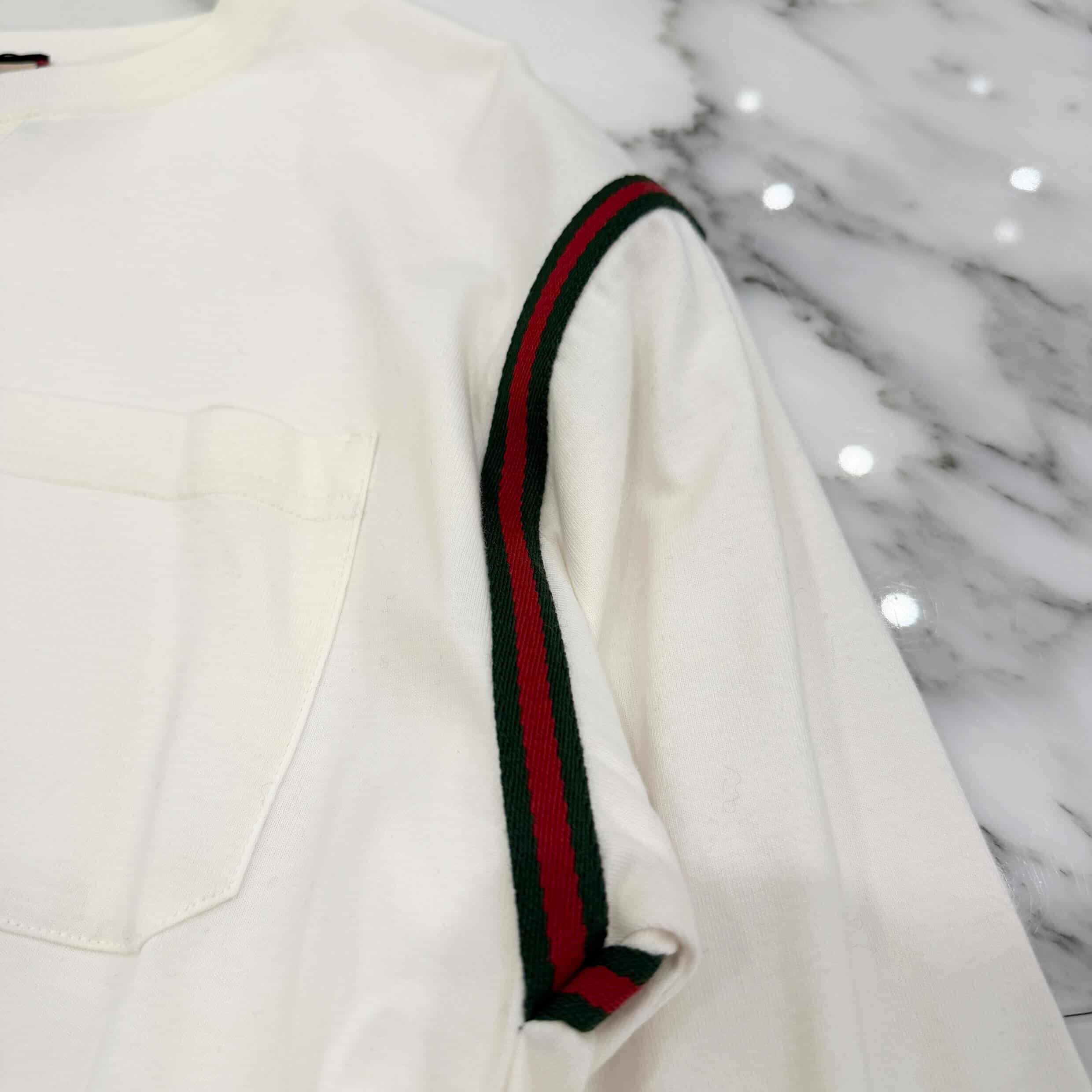 GUCCI 2024AW Web Stripe Cotton Jersey Long Sleeve Tee 768441 XJF3T Size XXS グッチ ウェブ ストライプ コットンジャージー ロングスリーブ Tシャツ サイズXXS