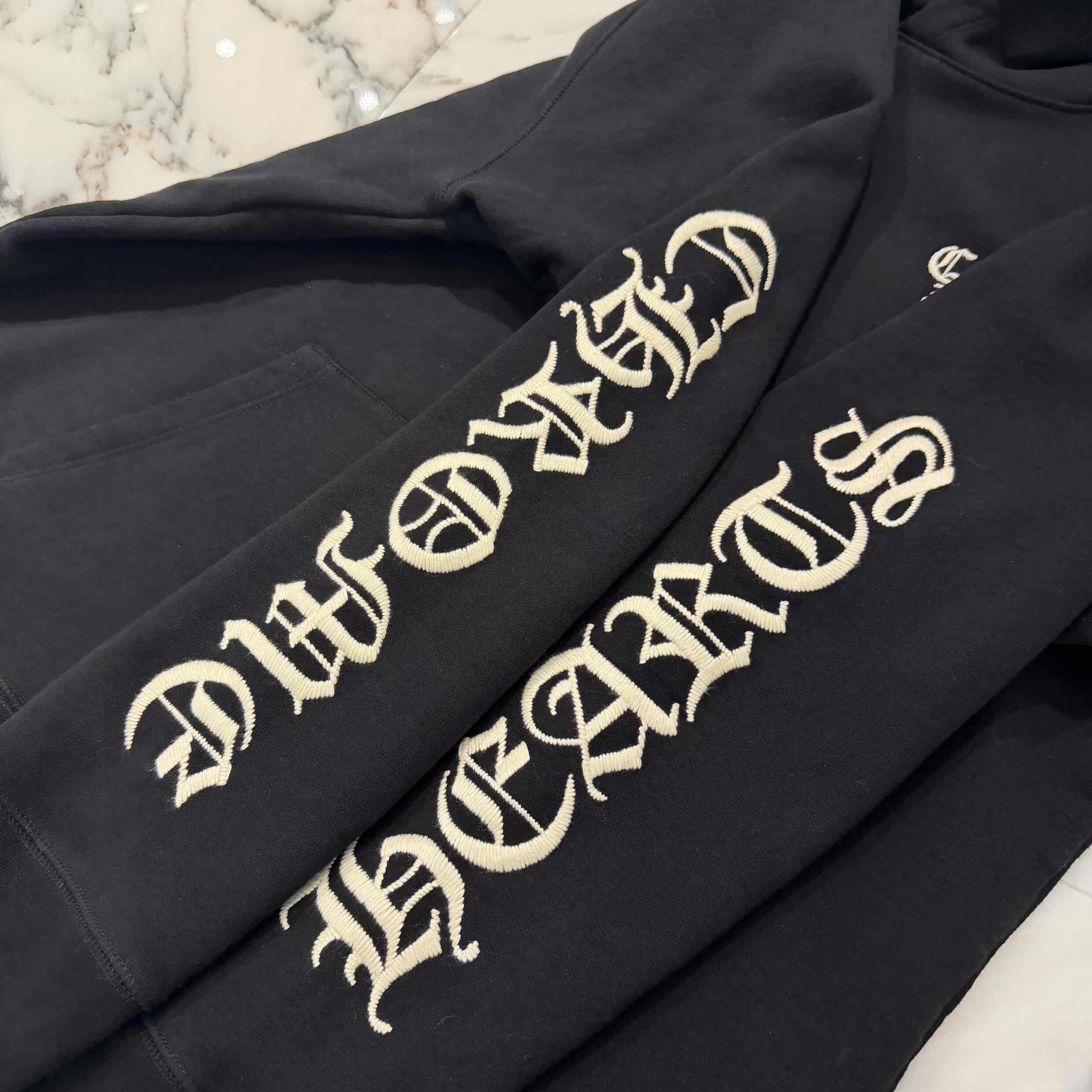 CHROME HEARTS Y NOT Lucky Patch SLO RIDE Pullover Hoodie Size XL