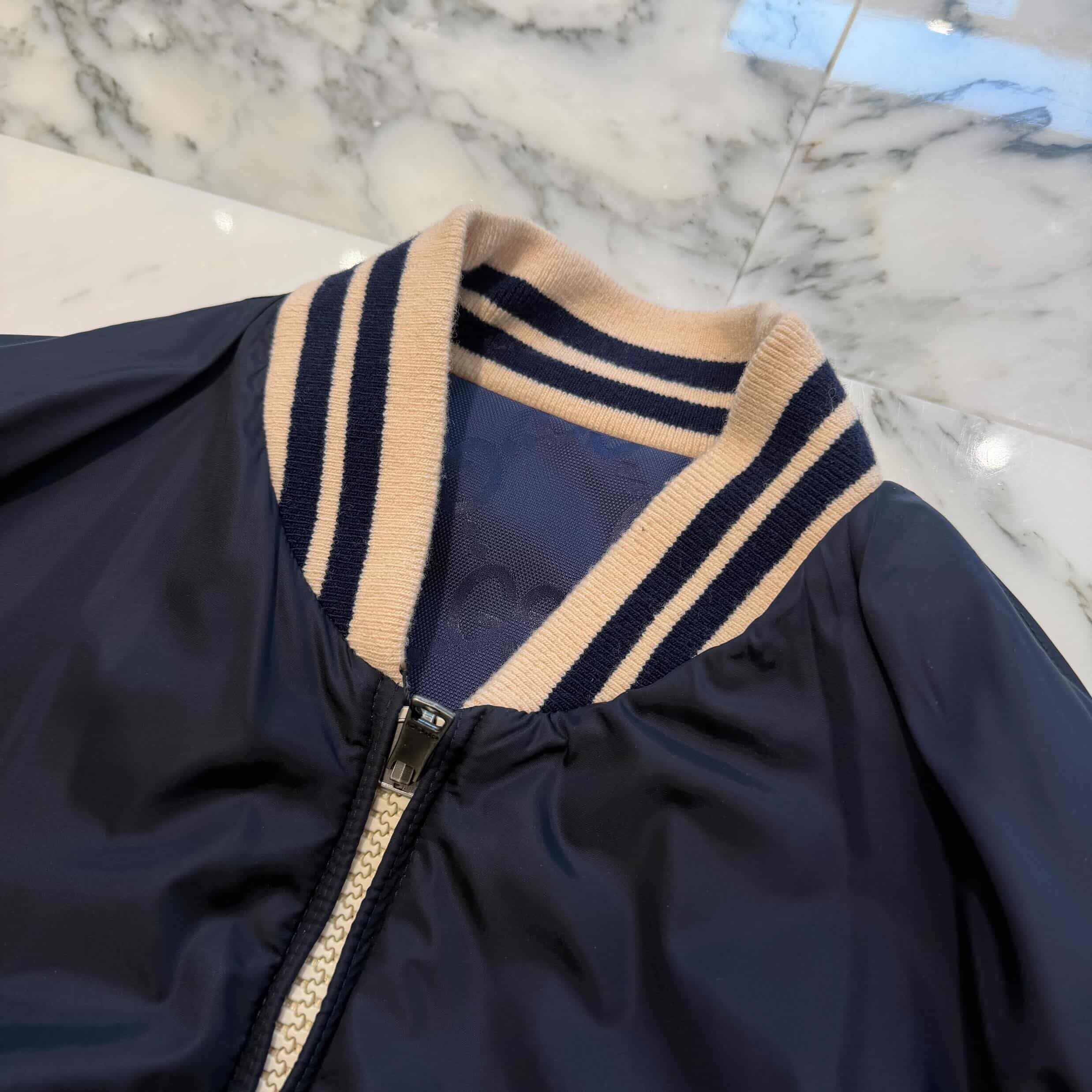 GUCCI 2024SS GG Nylon Reversible Zip Up Jacket 770283 ZAPA0 Size