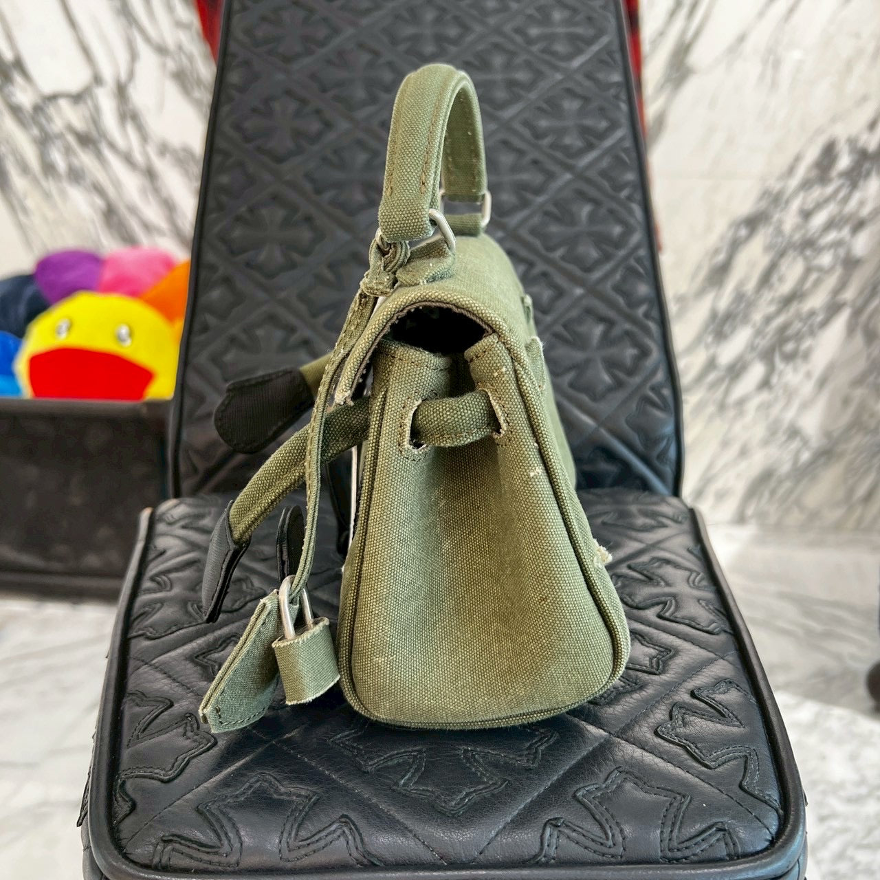 READY MADE × Dr.Woo MONSTER 2021AW Denim Shoulder Bag レディメイド×ドクター・ウー モンスター デニムショルダーバッグ