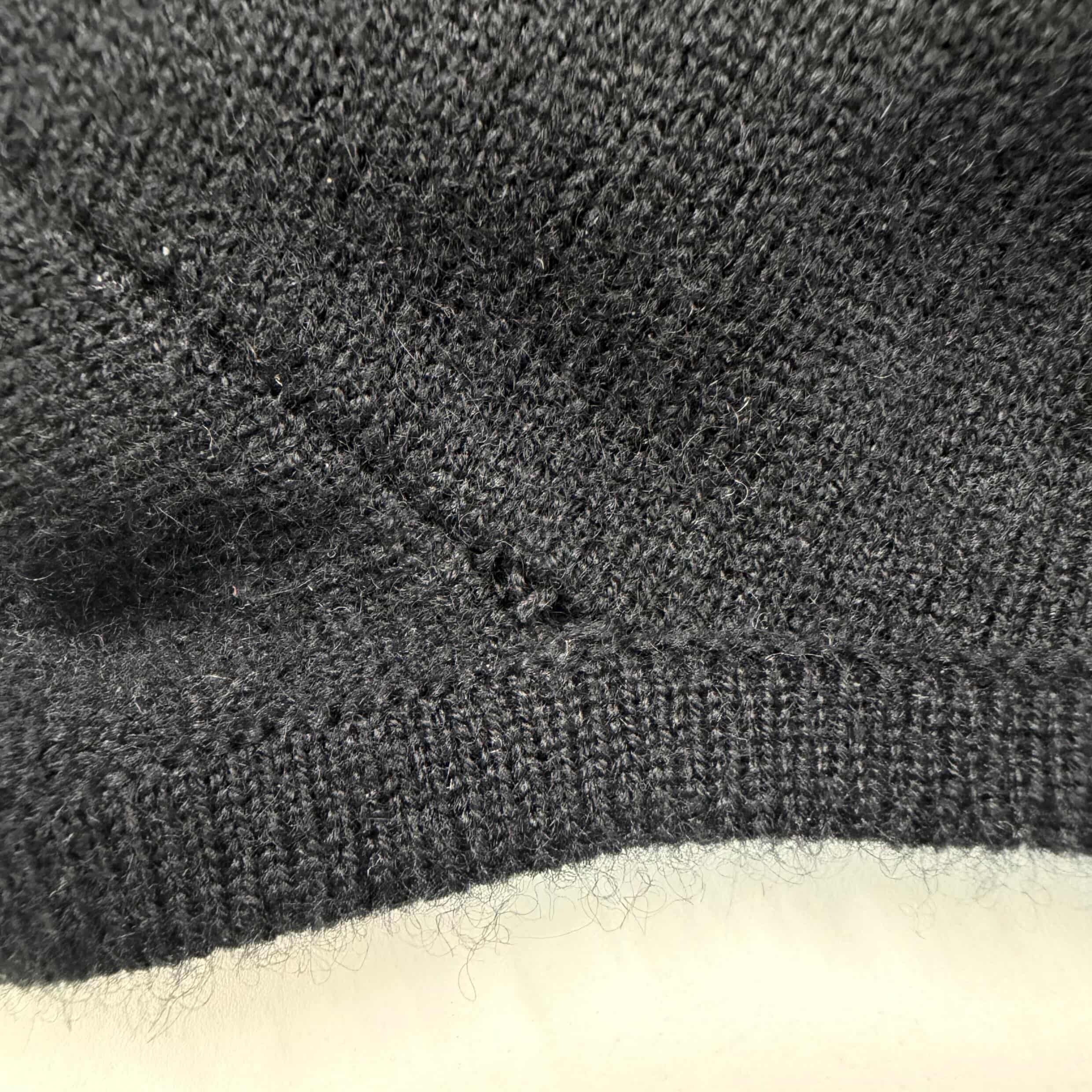 CHROME HEARTS Y NOT Back Rhinestone Hairy Cross Cashmere Knit Sweater Size M クロムハーツ ワイノット バック ラインストーン ヘイリークロス カシミヤ ニット セーター サイズM