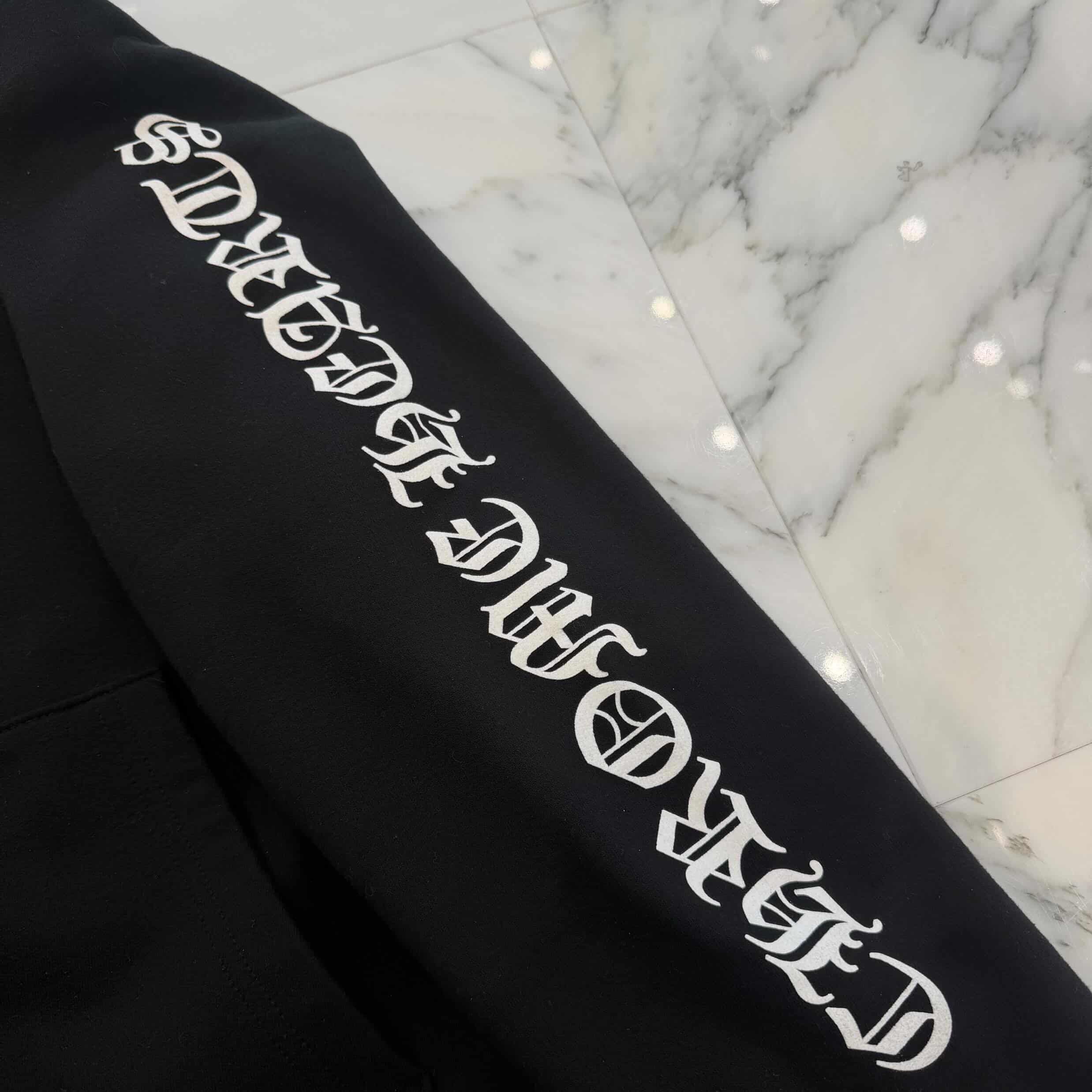 CHROME HEARTS Back Scroll Label Logo Zip Up Hoodie Size XL クロムハーツ バックスクロールラベルロゴジップアップフーディ サイズXL