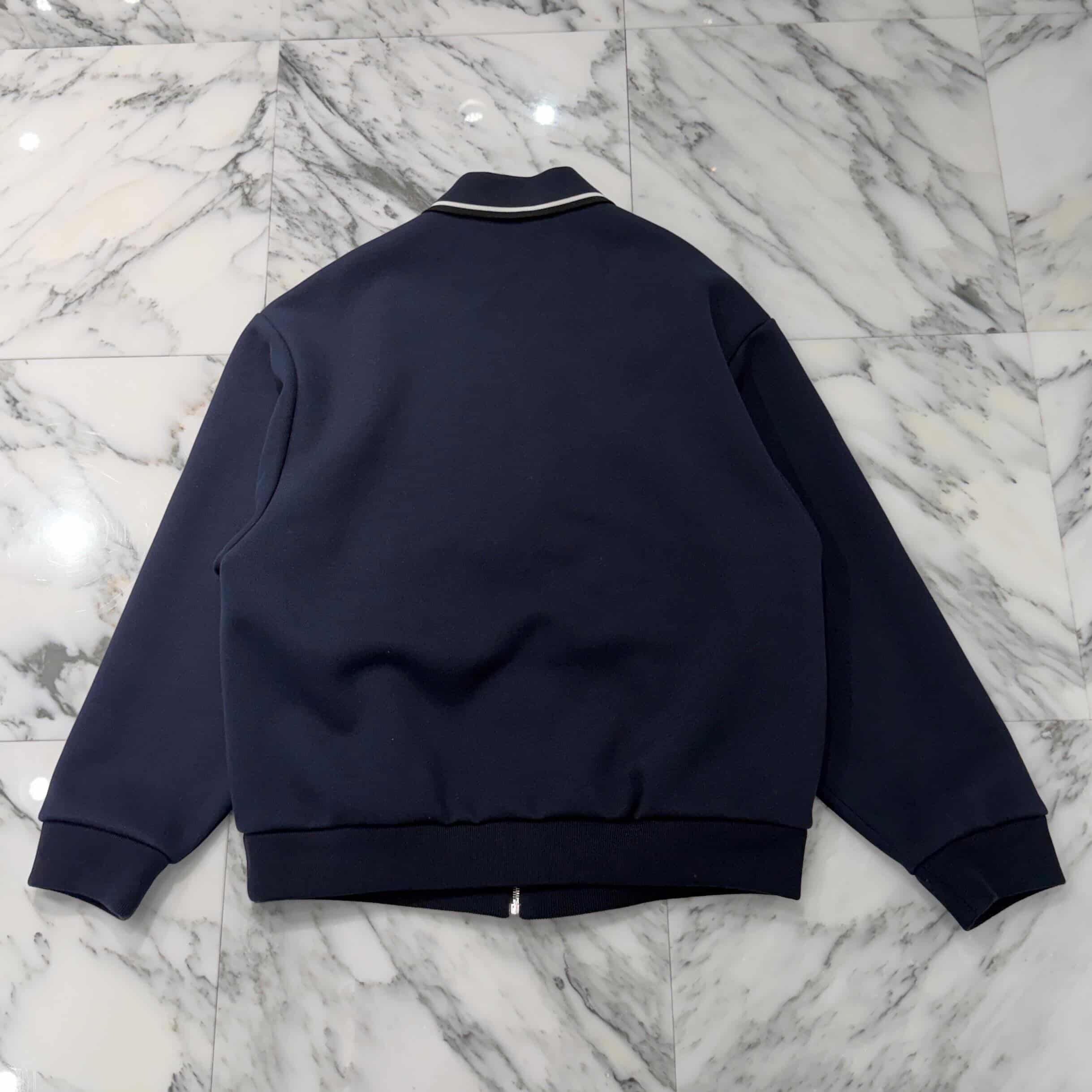 MIU MIU 2024SS Bonded Pique Technical Jersey Blouson Jacket ML1258 SOOO 1756 Size 40 ミュウミュウ ボンディング ピケテクニカル ジャージー ブルゾン ジャケット サイズ40