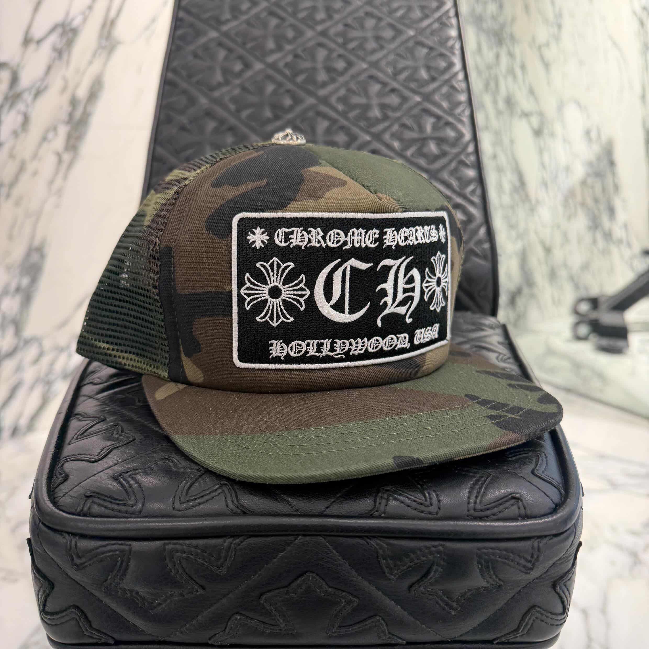 CHROME HEARTS Hollywood Limited Camo Mesh Trucker Cap Size ONE SIZE (51-61) クロムハーツ ハリウッド限定 カモメッシュ トラッカーキャップ サイズONE SIZE (51-61)