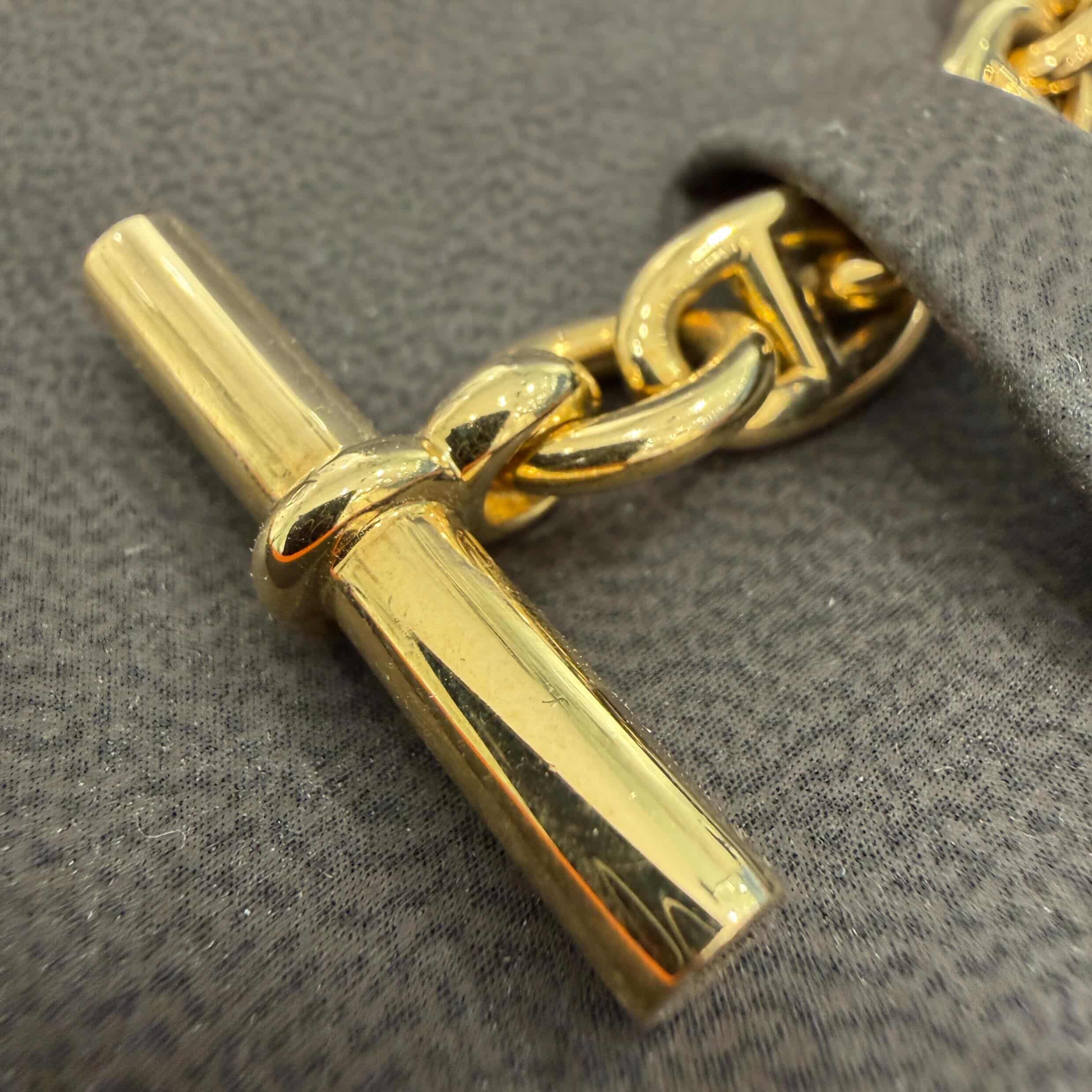HERMES Au750 Chaine d’Ancre Necklace PM 43コマ エルメス Au750 シェーヌダンクル ネックレス PM 43コマ