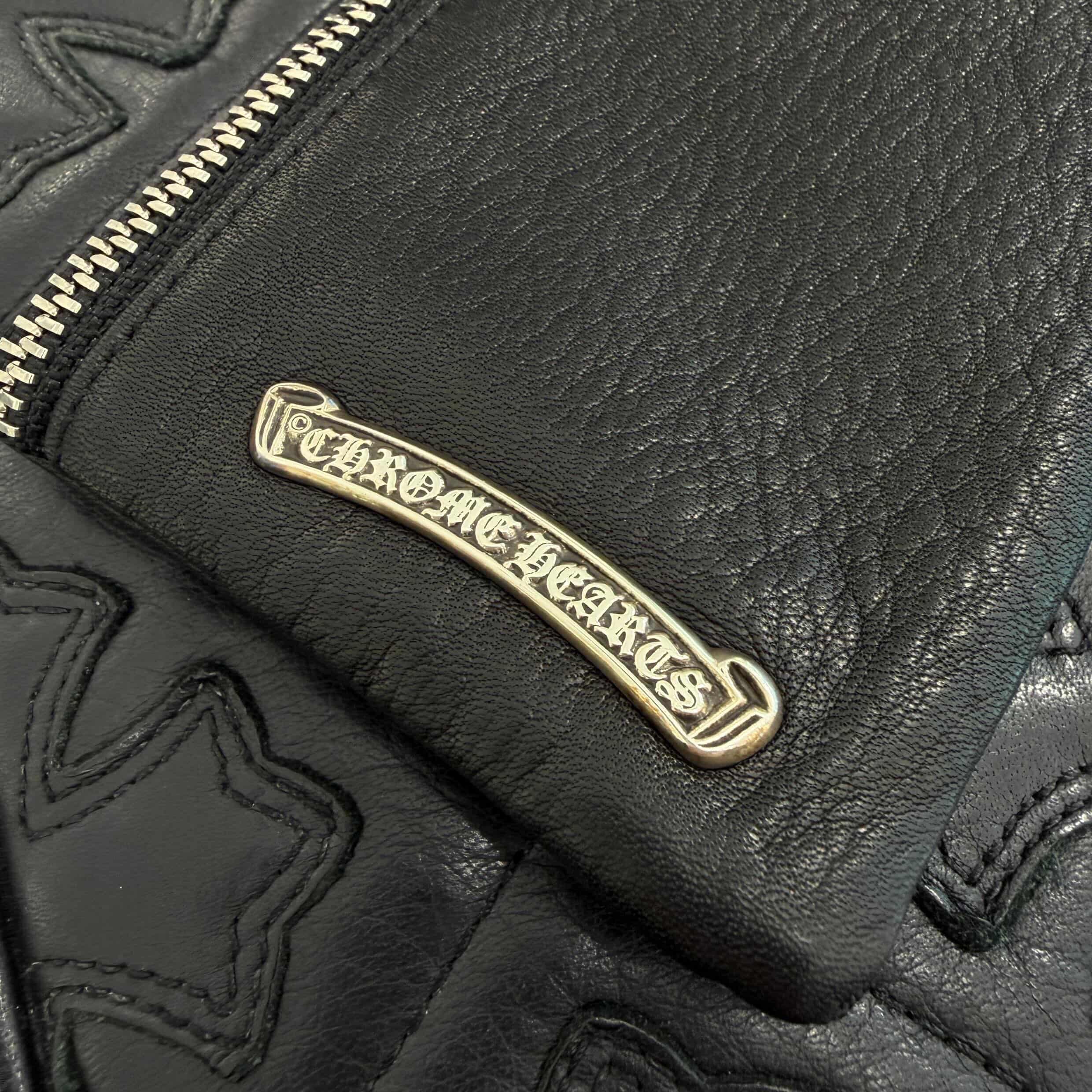 CHROME HEARTS 2 Zip Cross Patch Tiny Wallet クロムハーツ 2ジップ クロスパッチ タイニー ウォレット