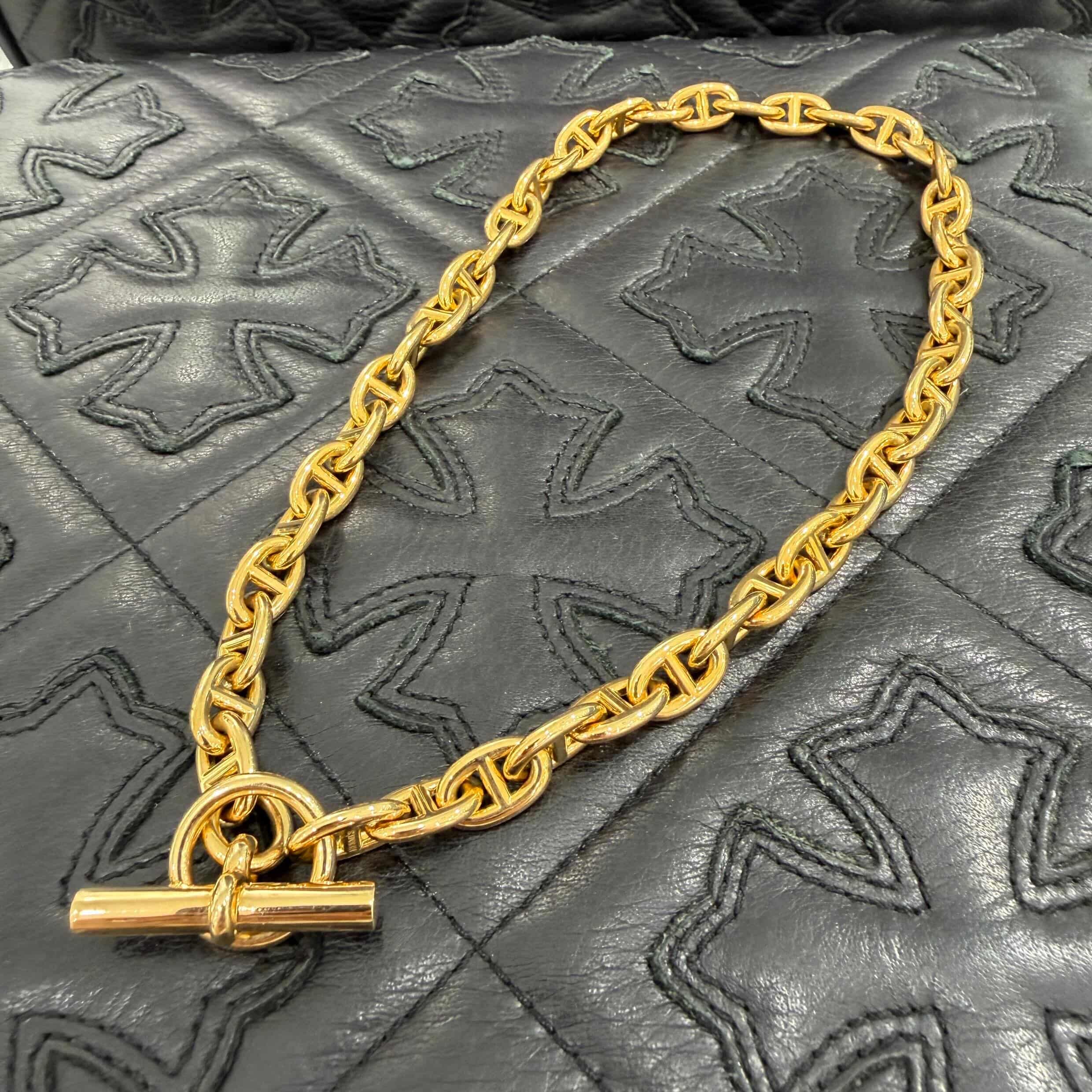HERMES Au750 Chaine d’Ancre Necklace PM 43コマ エルメス Au750 シェーヌダンクル ネックレス PM 43コマ