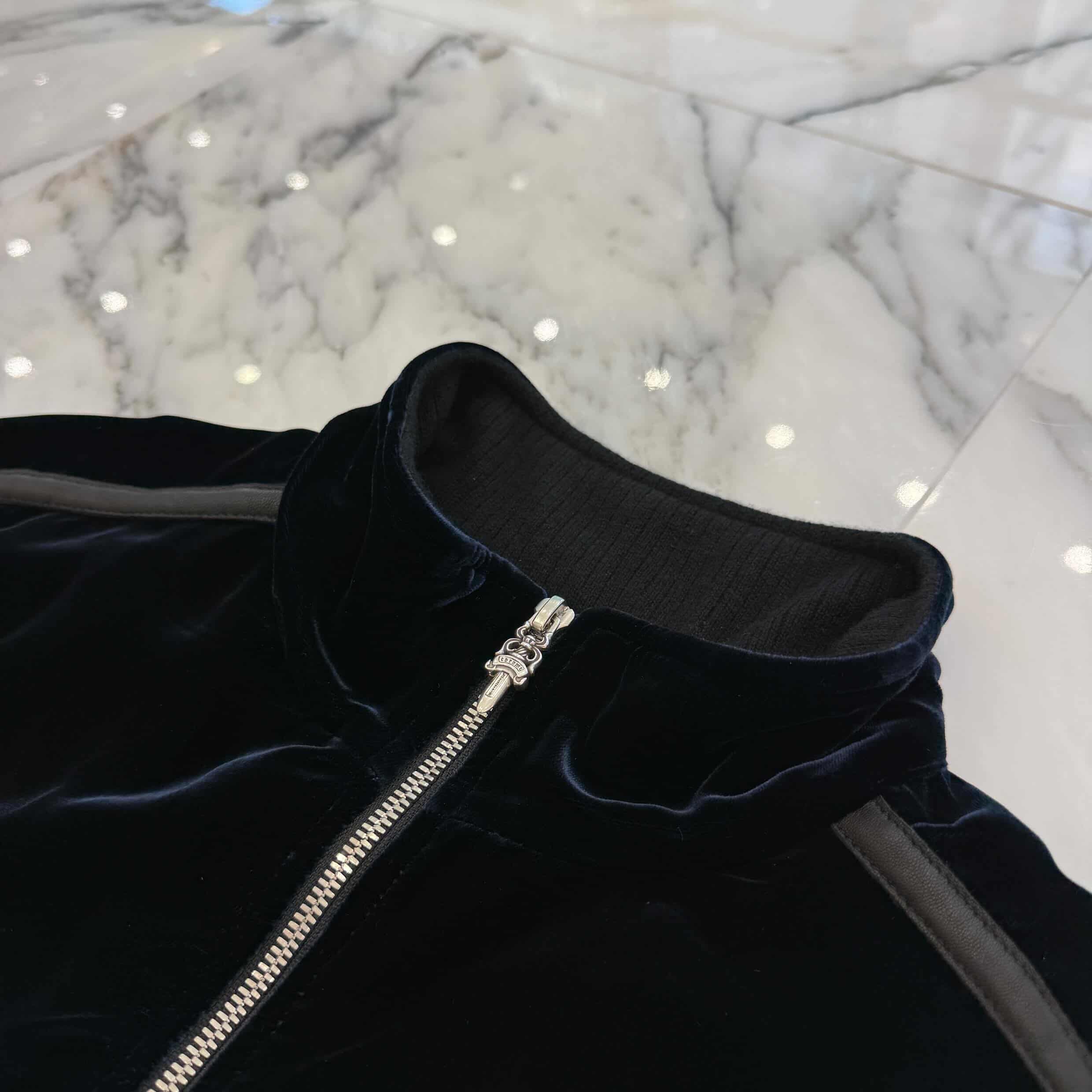 CHROME HEARTS 2025AW Y NOT Velour Training Zip Up Jacket Size M クロムハーツ ワイノット ベロア トレーニング ジップアップジャケット サイズM