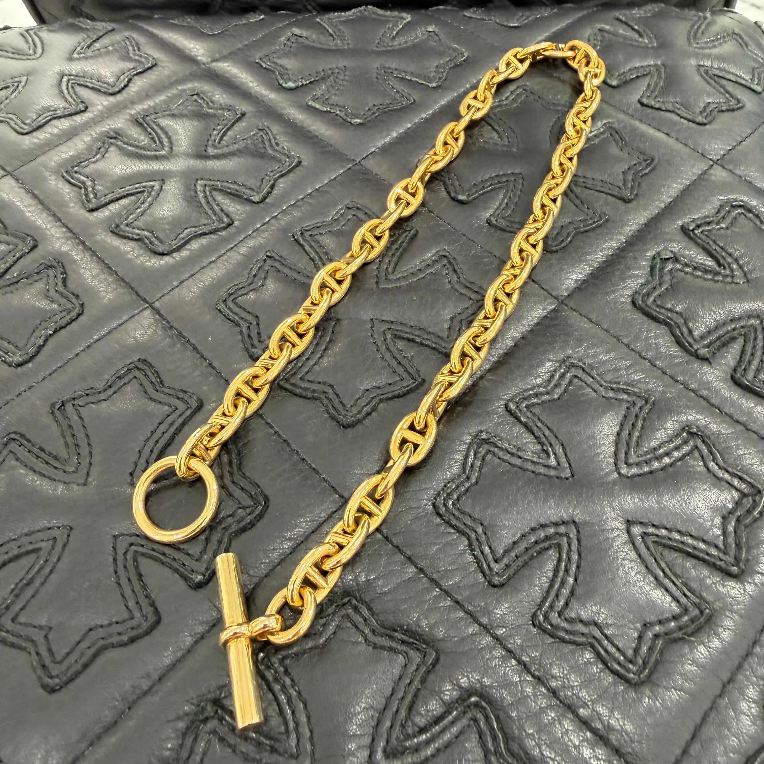 HERMES Au750 Chaine d’Ancre Necklace PM 43コマ エルメス Au750 シェーヌダンクル ネックレス PM 43コマ