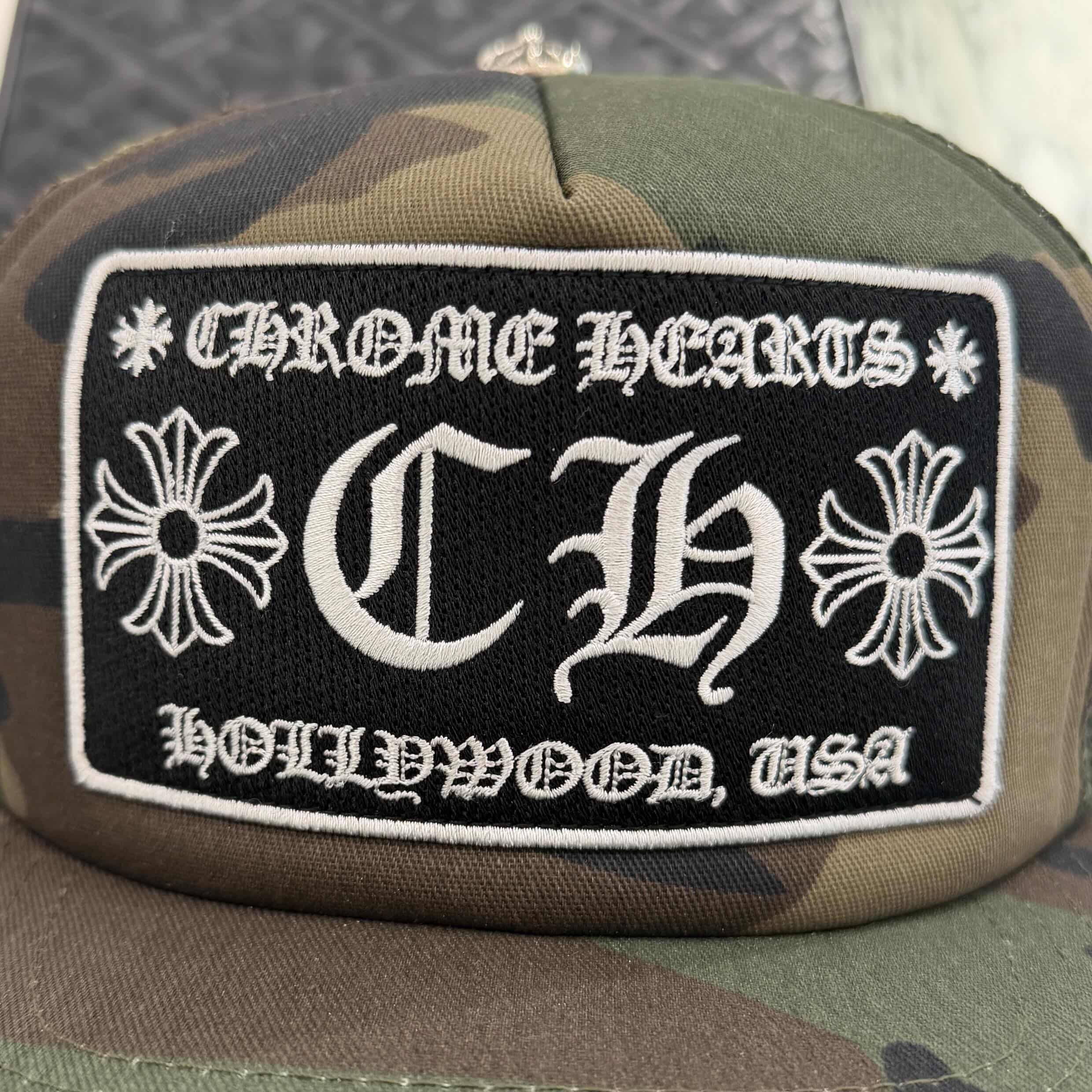 CHROME HEARTS Hollywood Limited Camo Mesh Trucker Cap Size ONE SIZE (51-61) クロムハーツ ハリウッド限定 カモメッシュ トラッカーキャップ サイズONE SIZE (51-61)