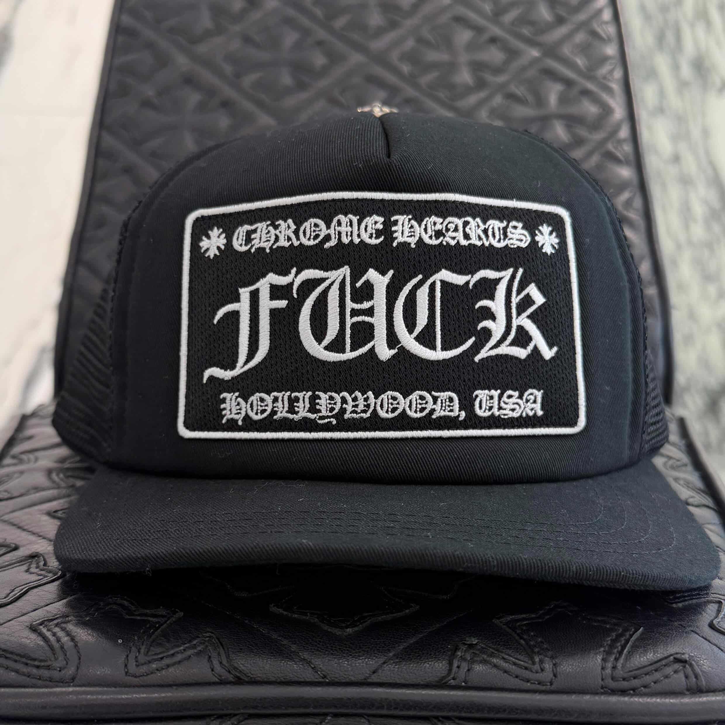 CHROME HEARTS TRUCKER FUCK CAP Size ONE SIZE (51-61) クロムハーツ トラッカーキャップ メッシュキャップ FUCKパッチ サイズONE SIZE (51-61)
