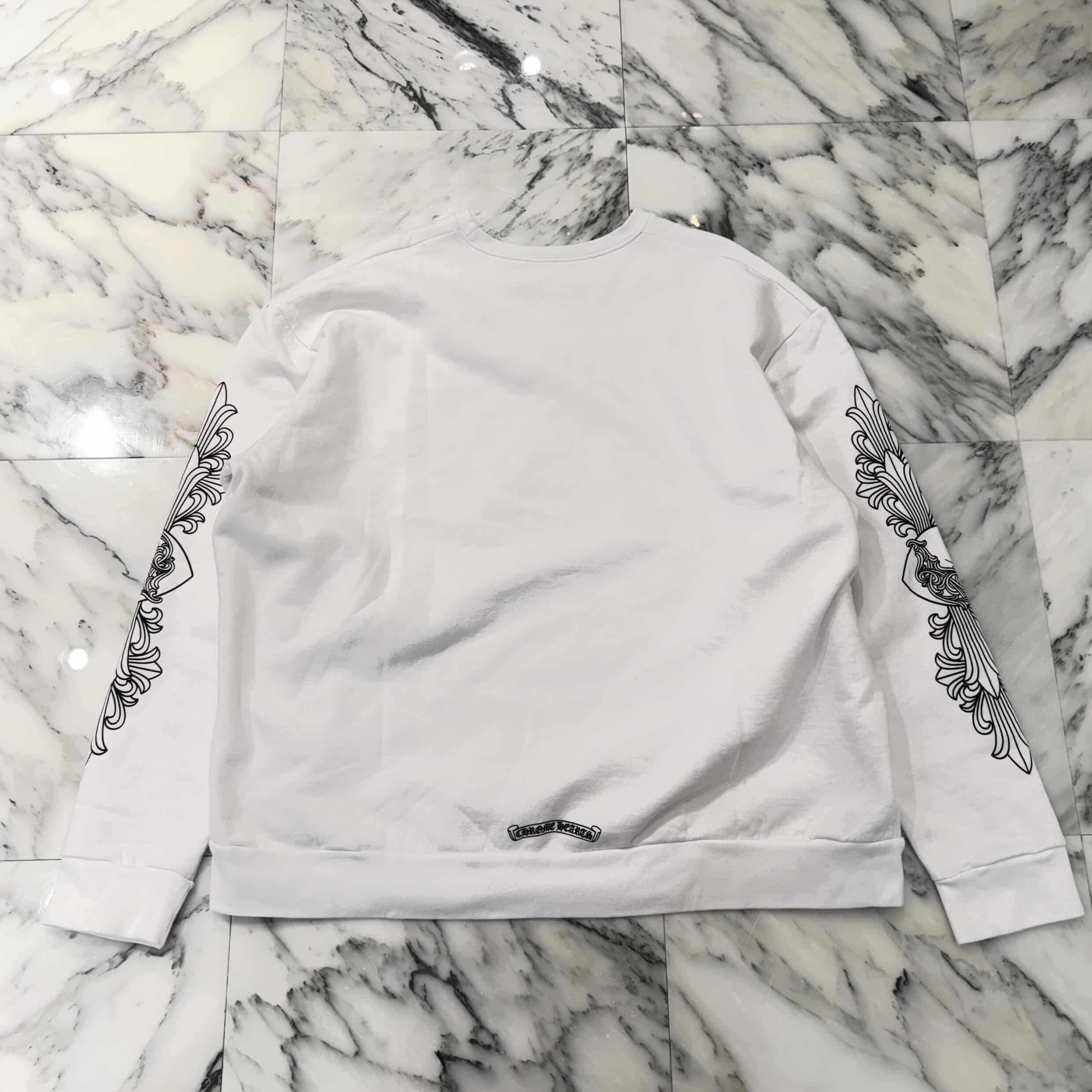 CHROME HEARTS "LOVE YOU" Crew Neck Sweat Shirt Size XL クロムハーツ ラブ ユー クルーネック スウェットシャツ サイズXL