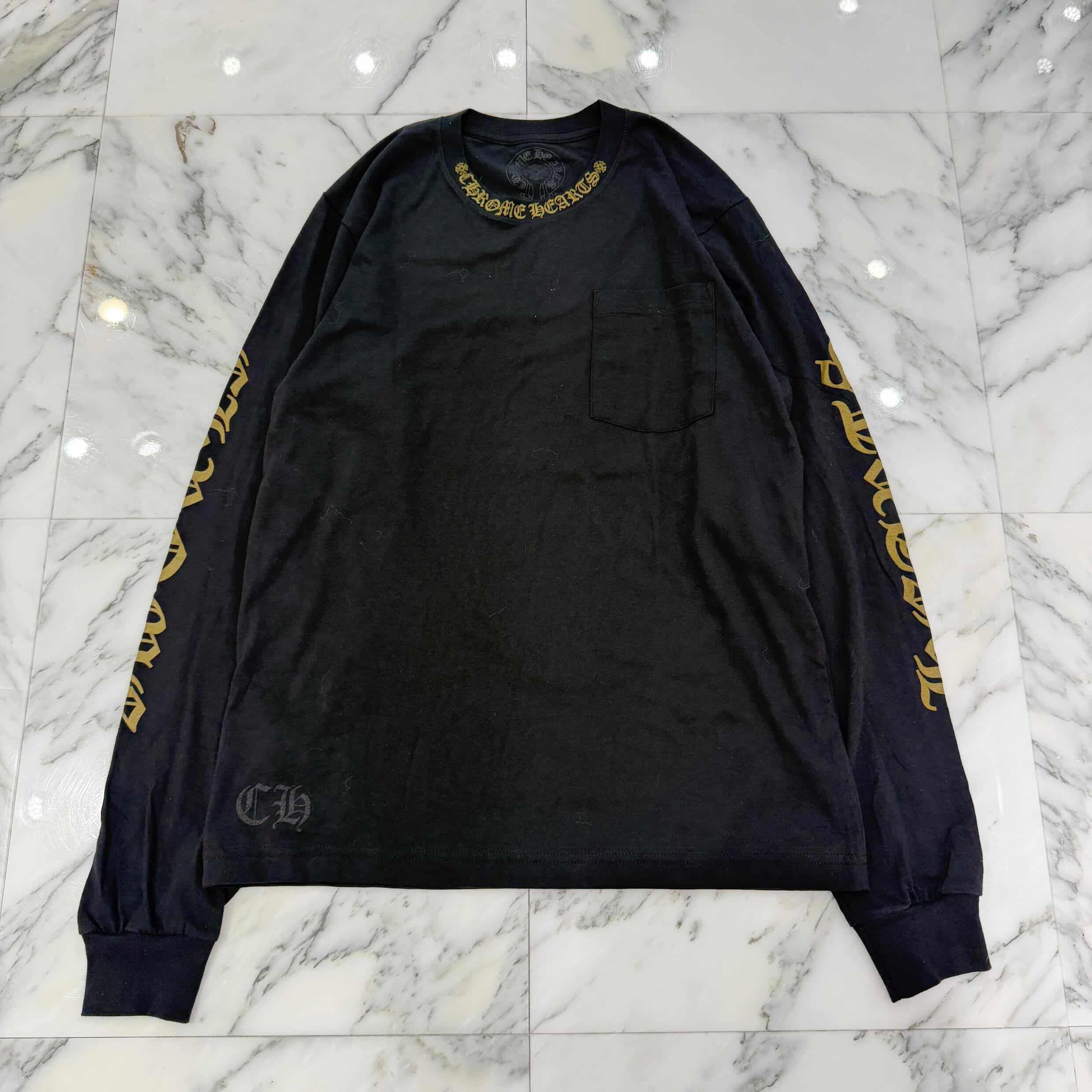 CHROME HEARTS 2026SS Neck Logo Long Sleeve Tee Size XL クロムハーツ ネックロゴ ロングスリーブTシャツ サイズXL